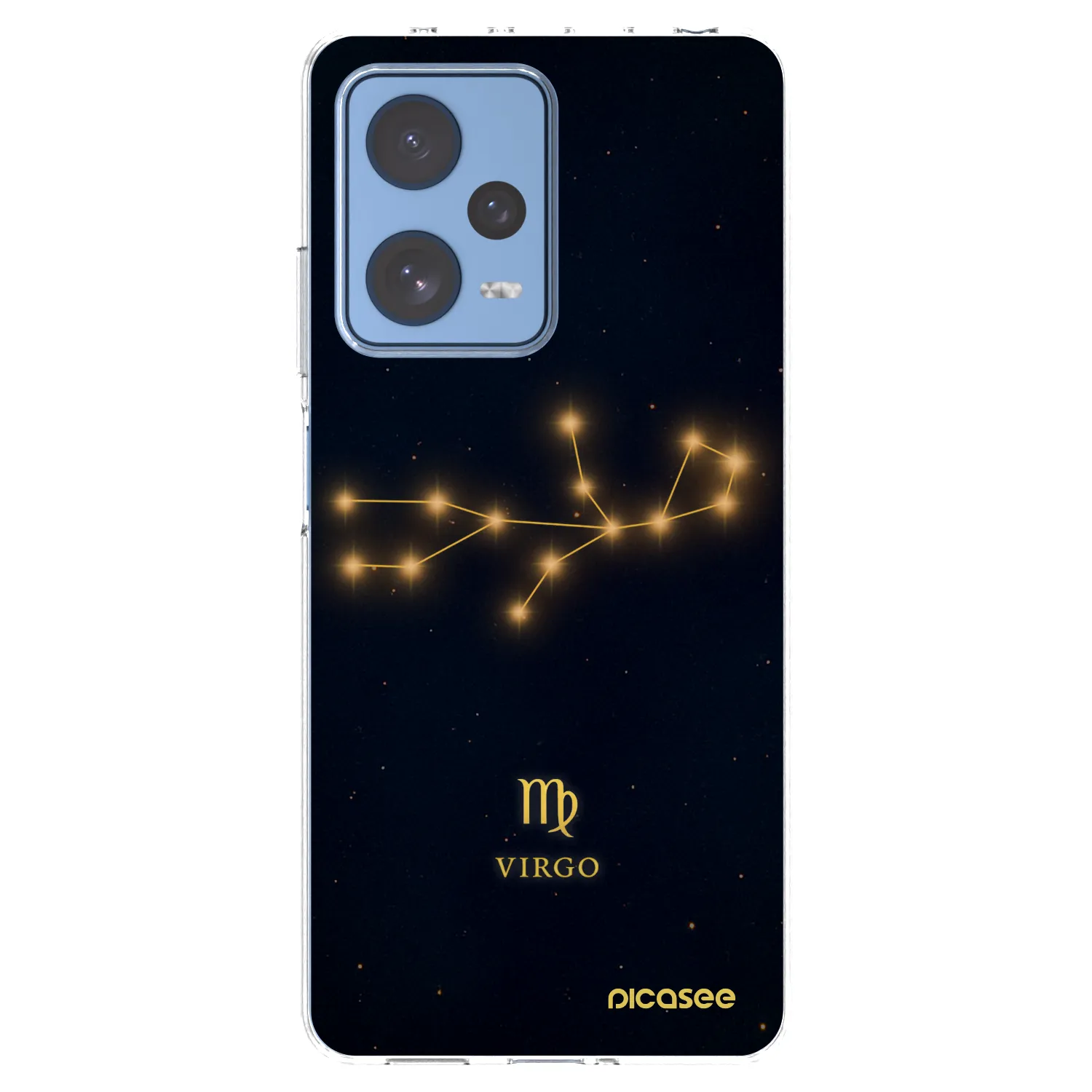 Picasee silikonowe przeźroczyste etui na Xiaomi Redmi Note 12 Pro 5G - VIRGO