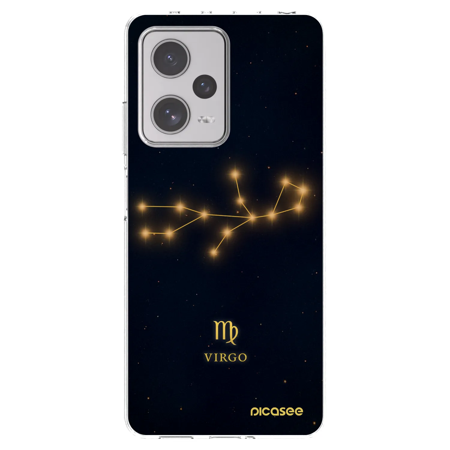 Picasee silikonowe przeźroczyste etui na Xiaomi Redmi Note 12 Pro+ 5G - VIRGO
