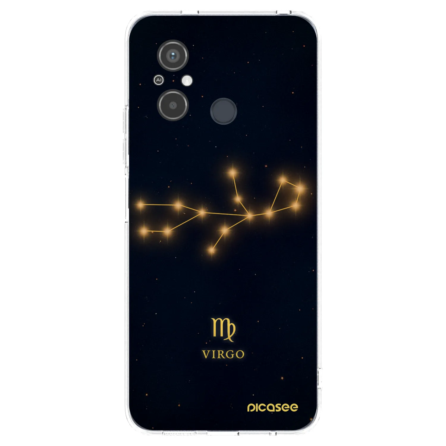 Picasee silikonowe przeźroczyste etui na Xiaomi Redmi 12C - VIRGO