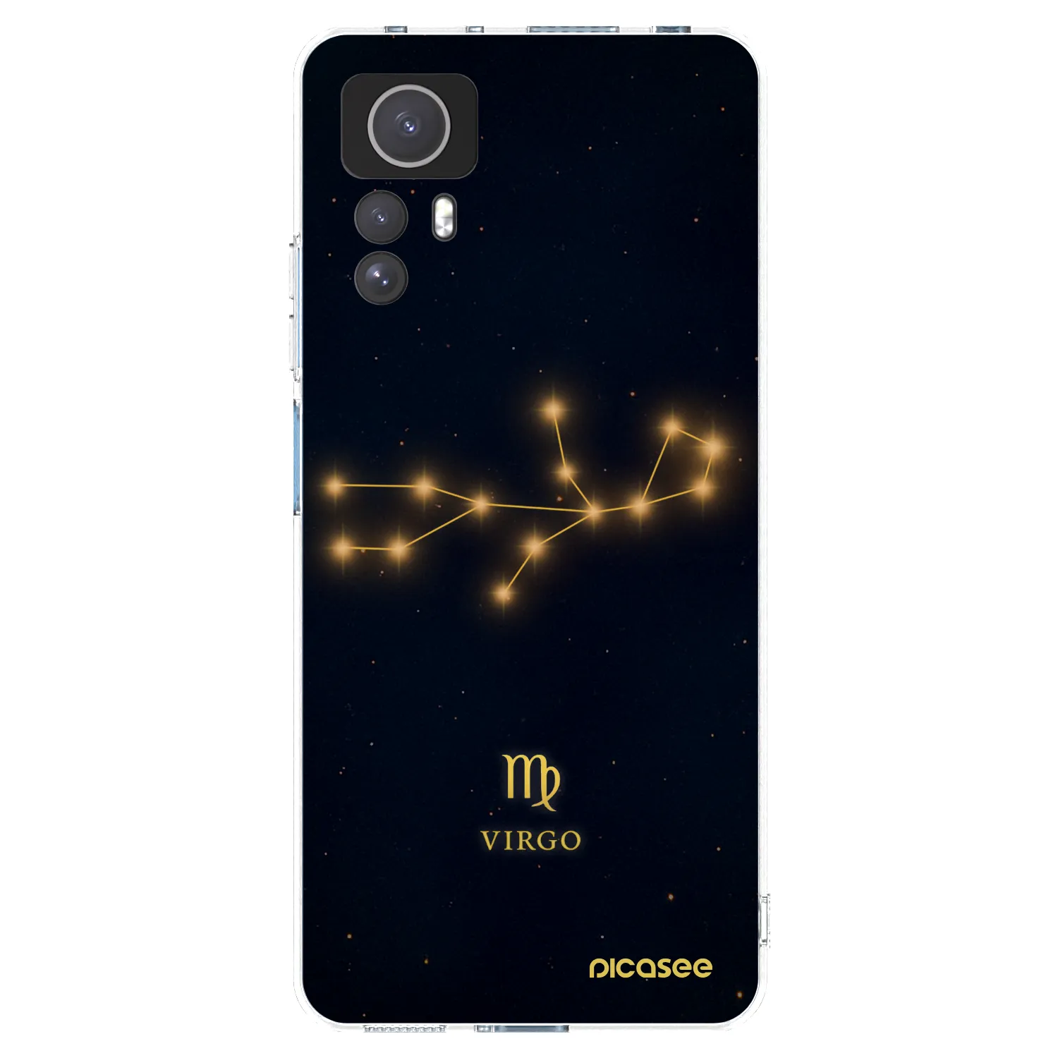 Picasee silikonowe przeźroczyste etui na Xiaomi Redmi Note 12S - VIRGO