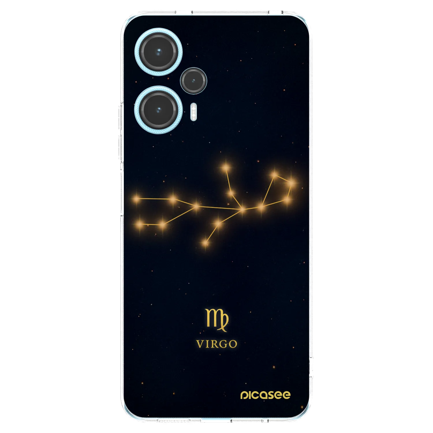Picasee silikonowe przeźroczyste etui na Xiaomi Poco F5 - VIRGO
