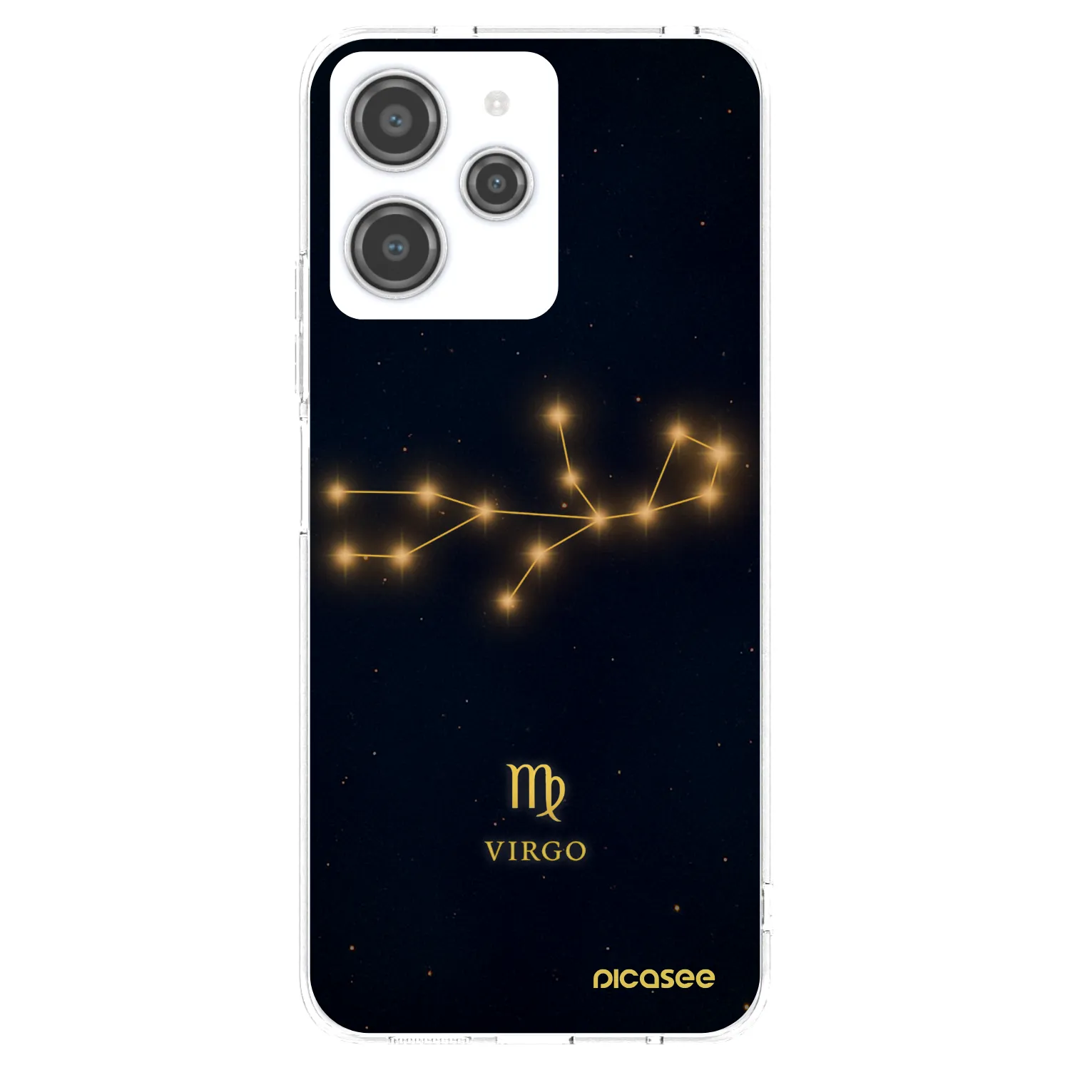 Picasee silikonowe przeźroczyste etui na Xiaomi Redmi 12 4G - VIRGO