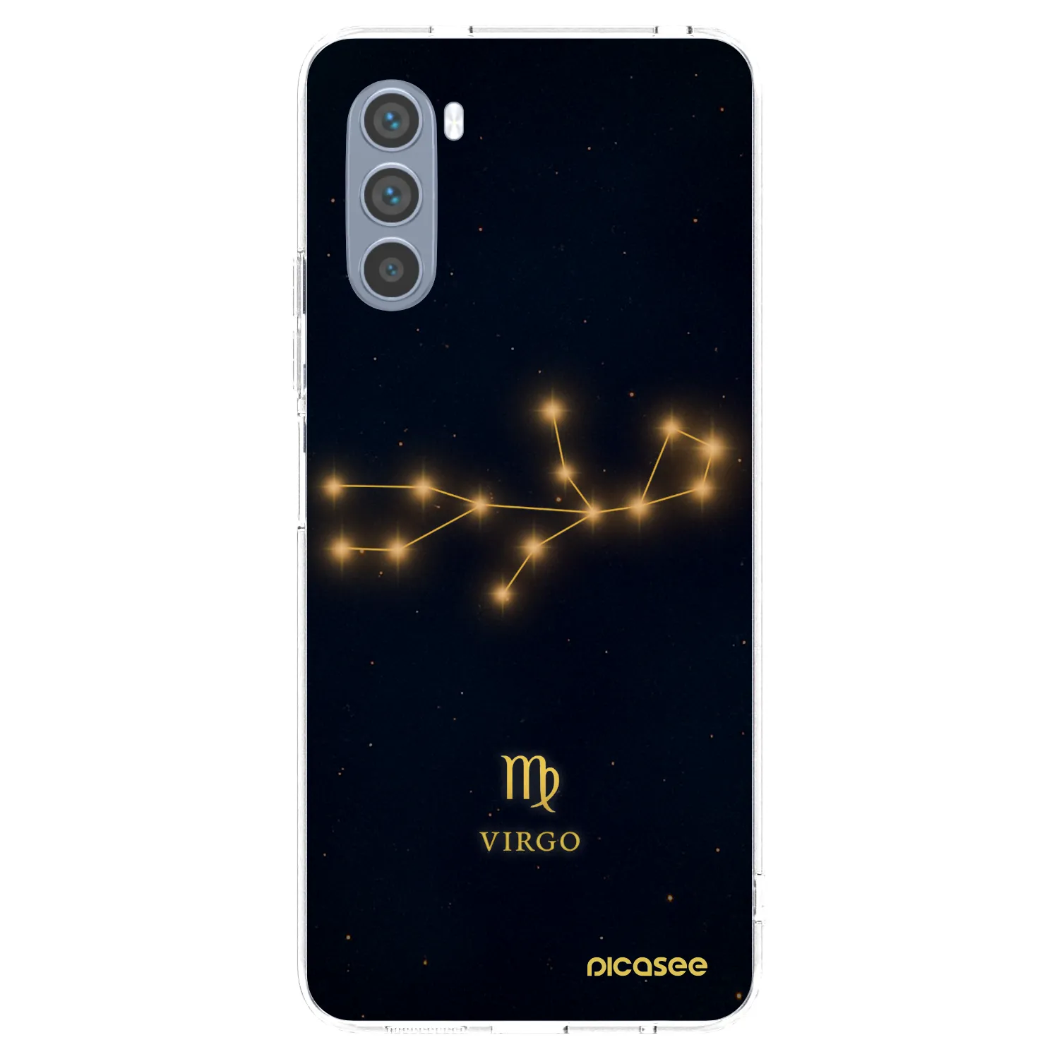 Picasee silikonowe przeźroczyste etui na Motorola Moto G62 - VIRGO