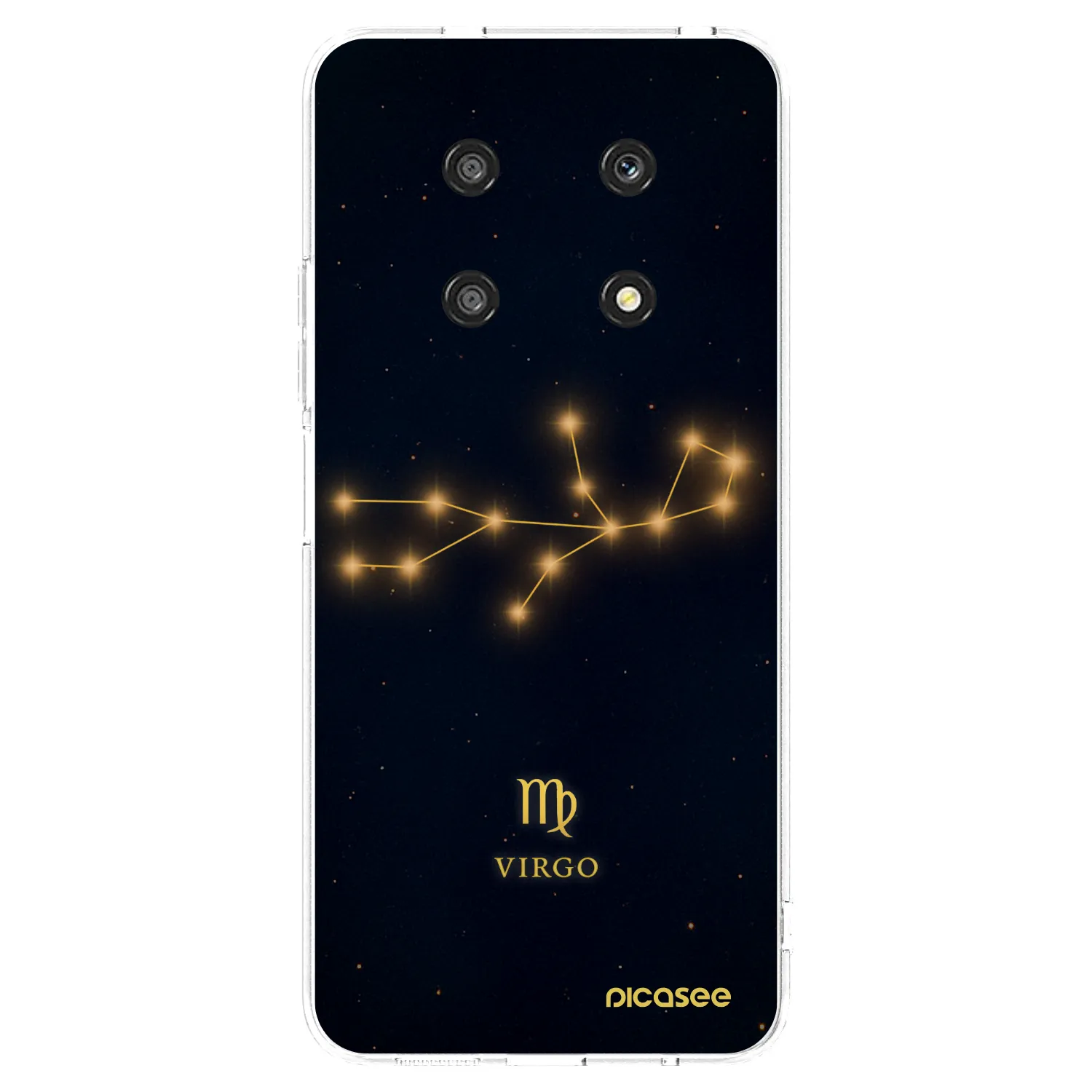 Picasee silikonowe przeźroczyste etui na Honor Magic4 Lite 5G - VIRGO