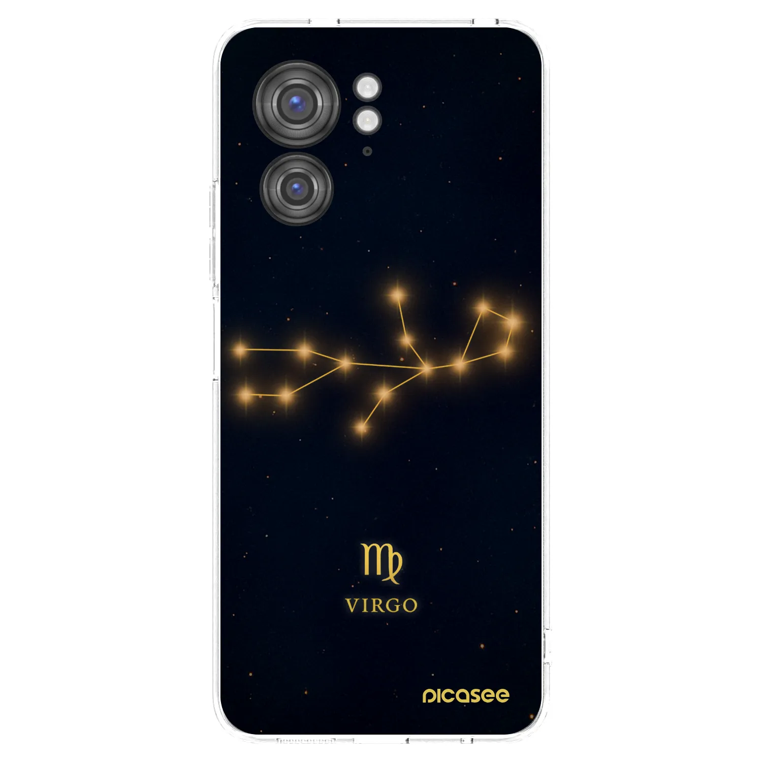 Picasee silikonowe przeźroczyste etui na Motorola Edge 40 - VIRGO