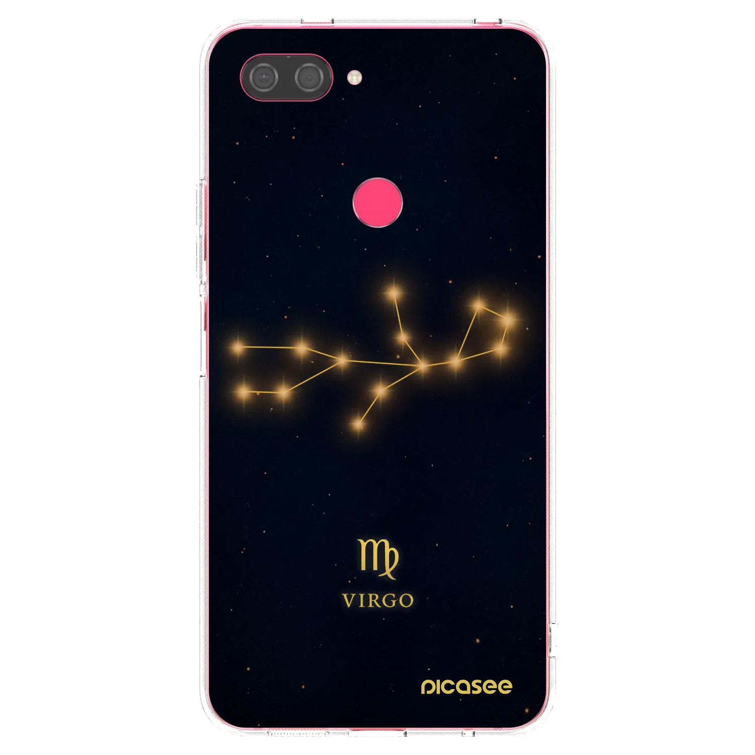 Picasee silikonowe przeźroczyste etui na Xiaomi Mi 8 Lite - VIRGO