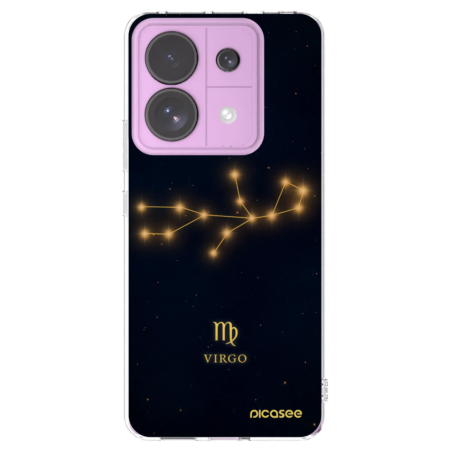 Picasee silikonowe przeźroczyste etui na Xiaomi Redmi Note 13 Pro 5G - VIRGO
