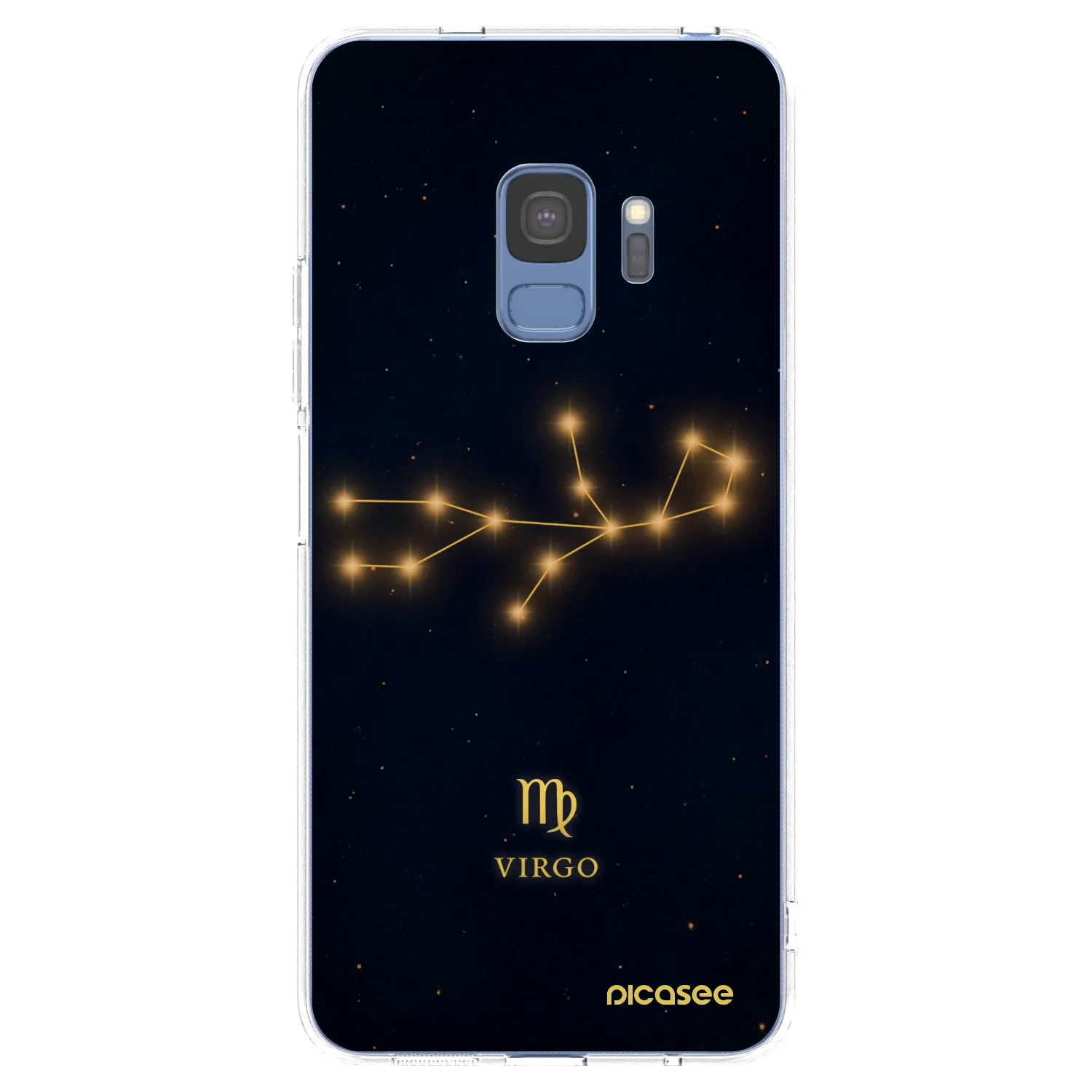 Picasee silikonowe przeźroczyste etui na Samsung Galaxy S9 G960F - VIRGO
