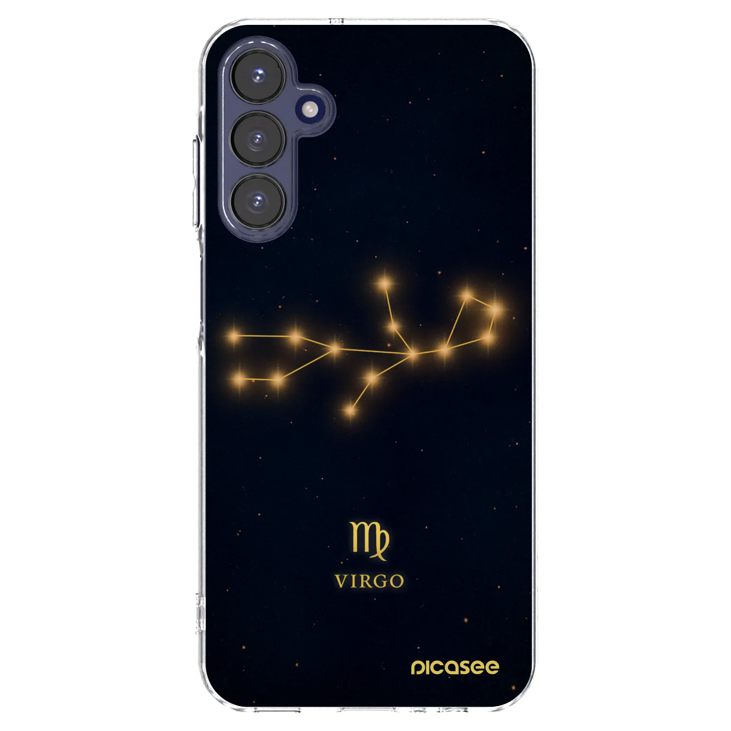 Picasee silikonowe przeźroczyste etui na Samsung Galaxy A15 A155F 4G - VIRGO