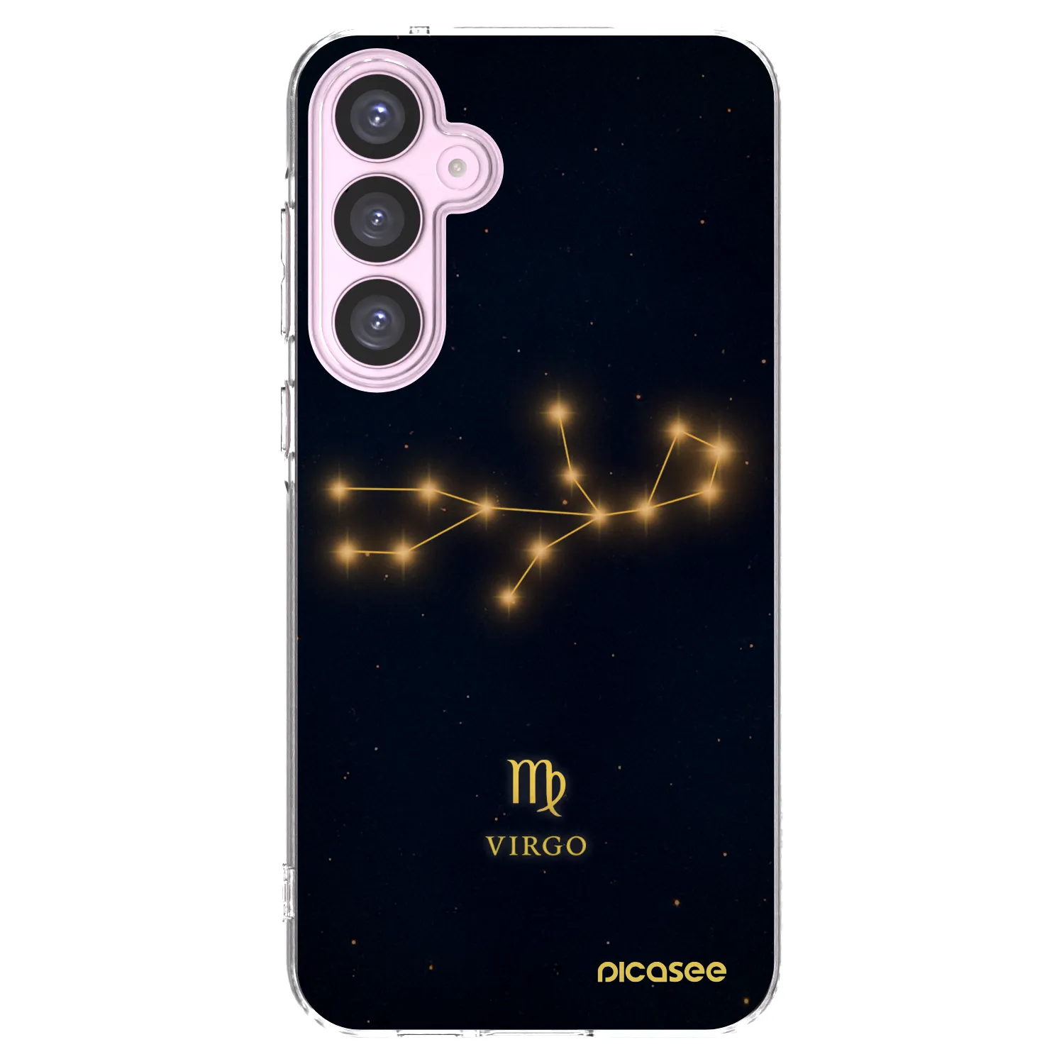 Picasee silikonowe przeźroczyste etui na Samsung Galaxy A55 5G A556B - VIRGO