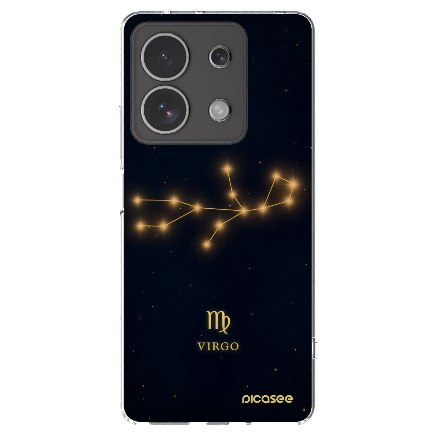 Picasee silikonowe przeźroczyste etui na Xiaomi Redmi Note 13 4G - VIRGO