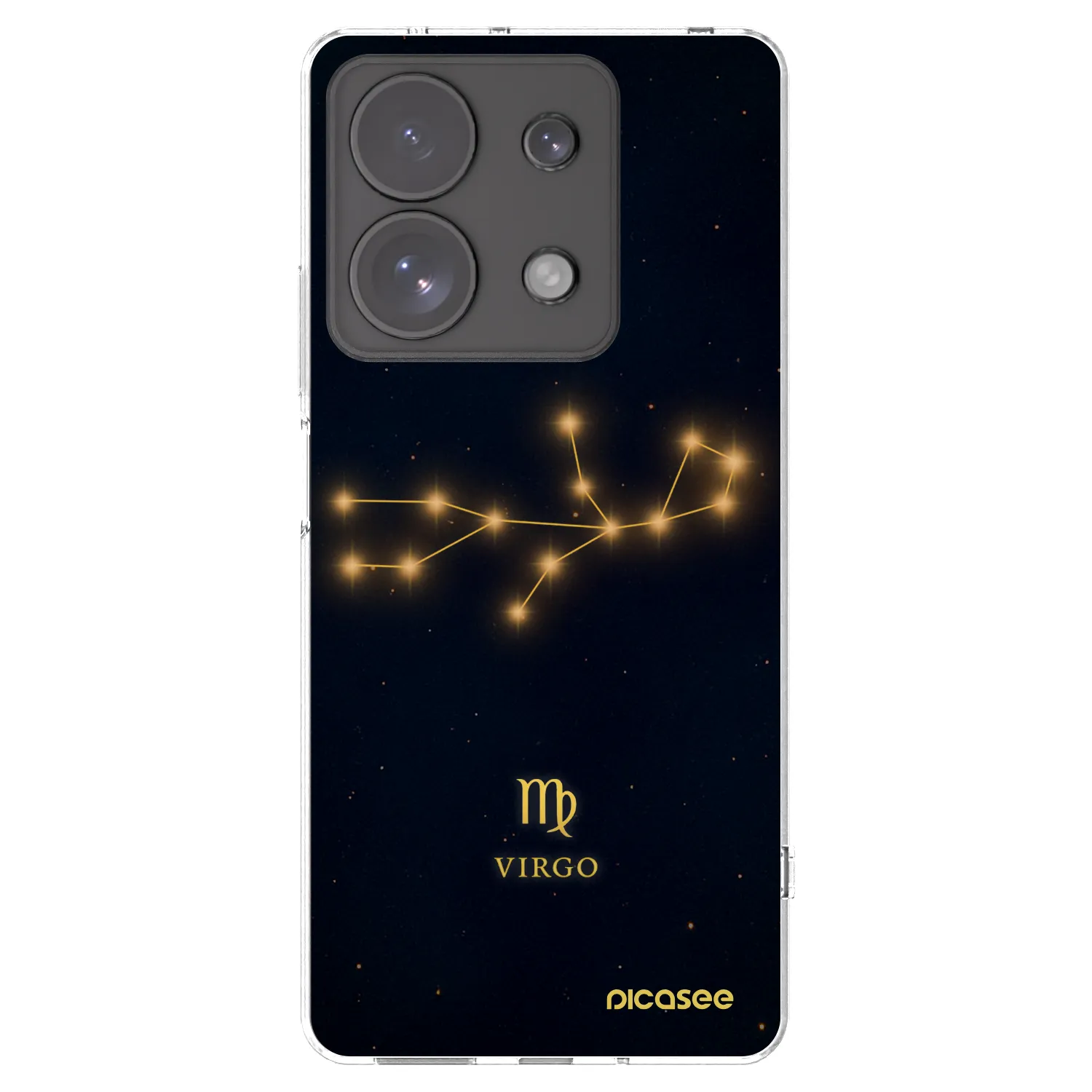 Picasee silikonowe przeźroczyste etui na Xiaomi Redmi Note 13 Pro 4G - VIRGO