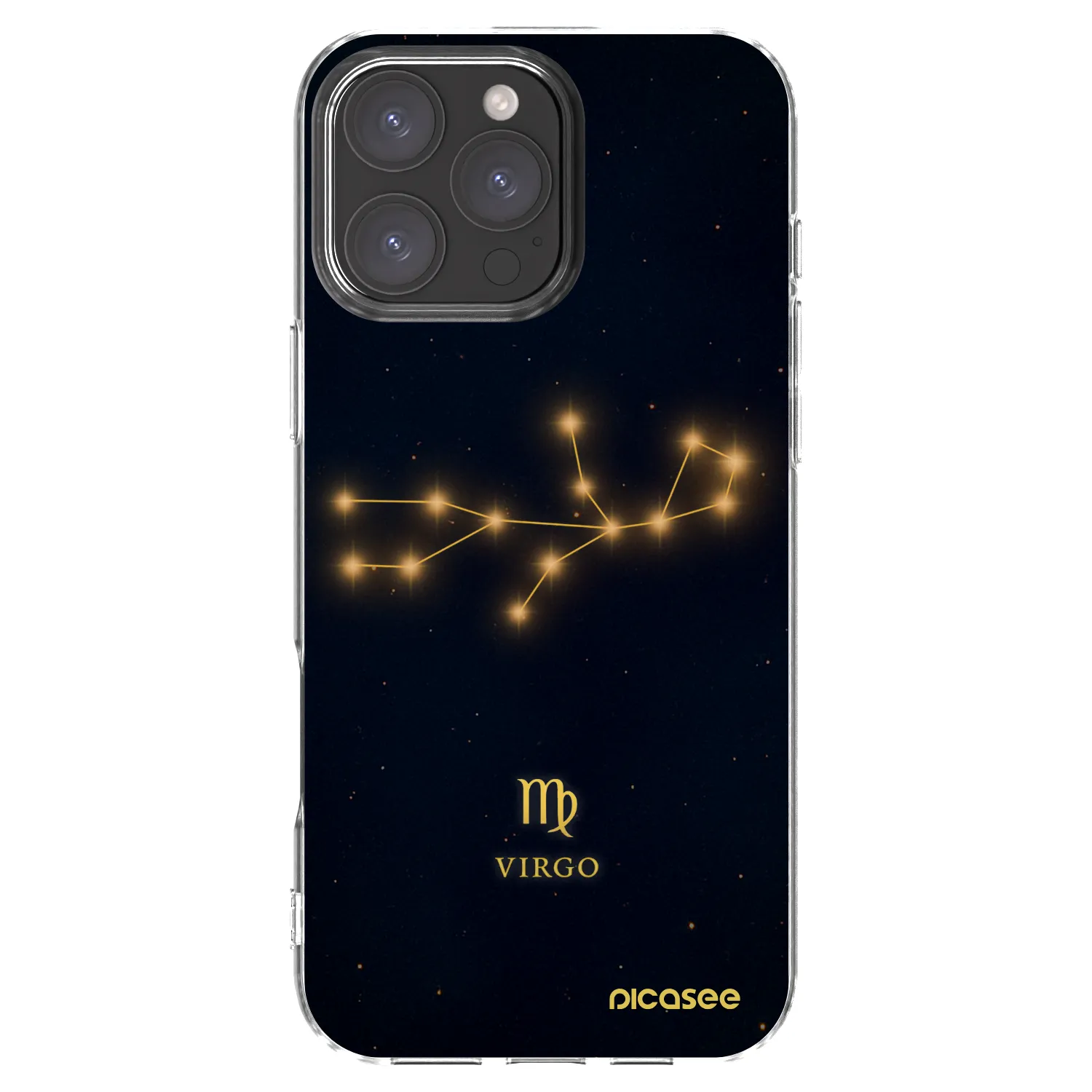 Picasee silikonowe przeźroczyste etui na Apple iPhone 16 Pro Max - VIRGO