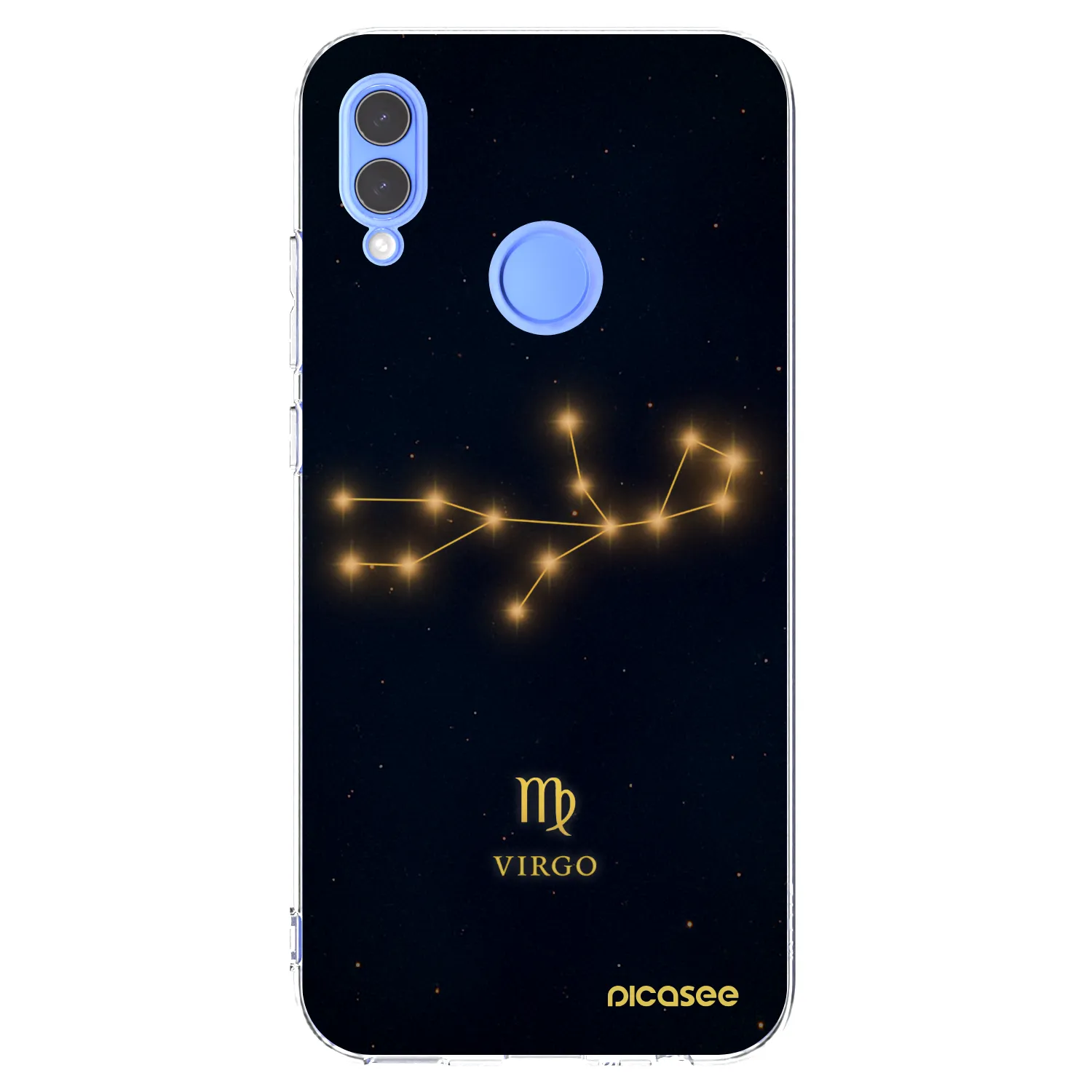 Picasee silikonowe przeźroczyste etui na Huawei P Smart 2019 - VIRGO