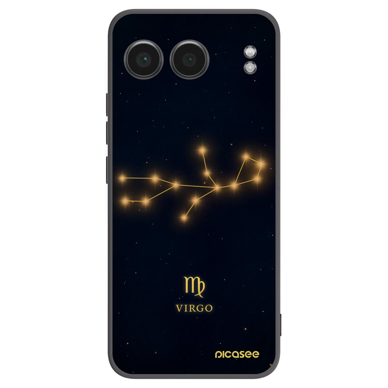 Picasee silikonowe czarne etui na OnePlus Nord 4 - VIRGO