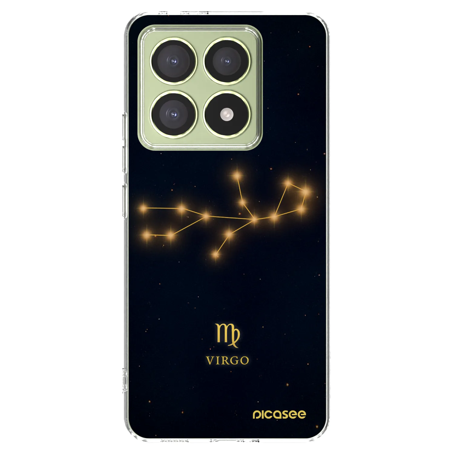 Picasee silikonowe przeźroczyste etui na Xiaomi 14T - VIRGO