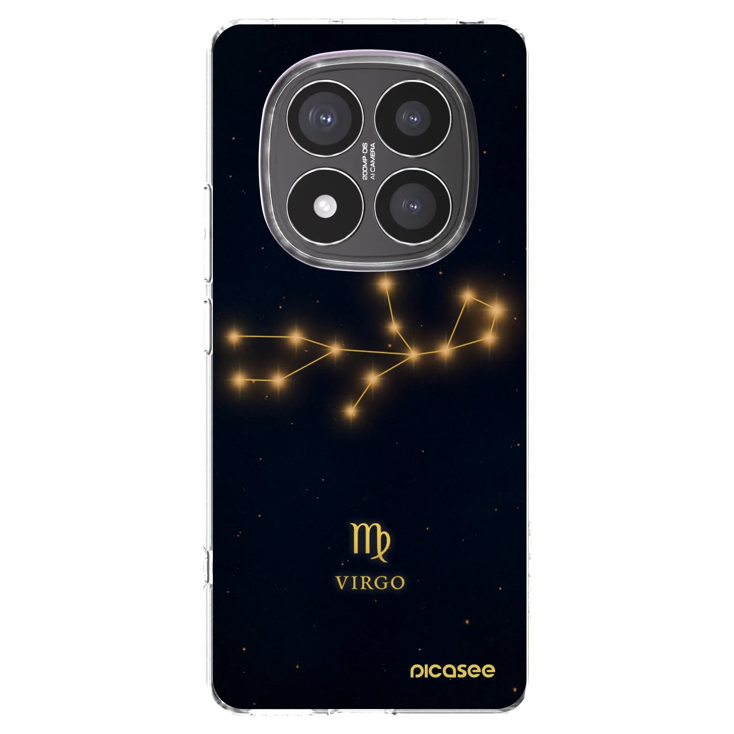 Picasee silikonowe przeźroczyste etui na Xiaomi Redmi Note 14 Pro+ 5G - VIRGO