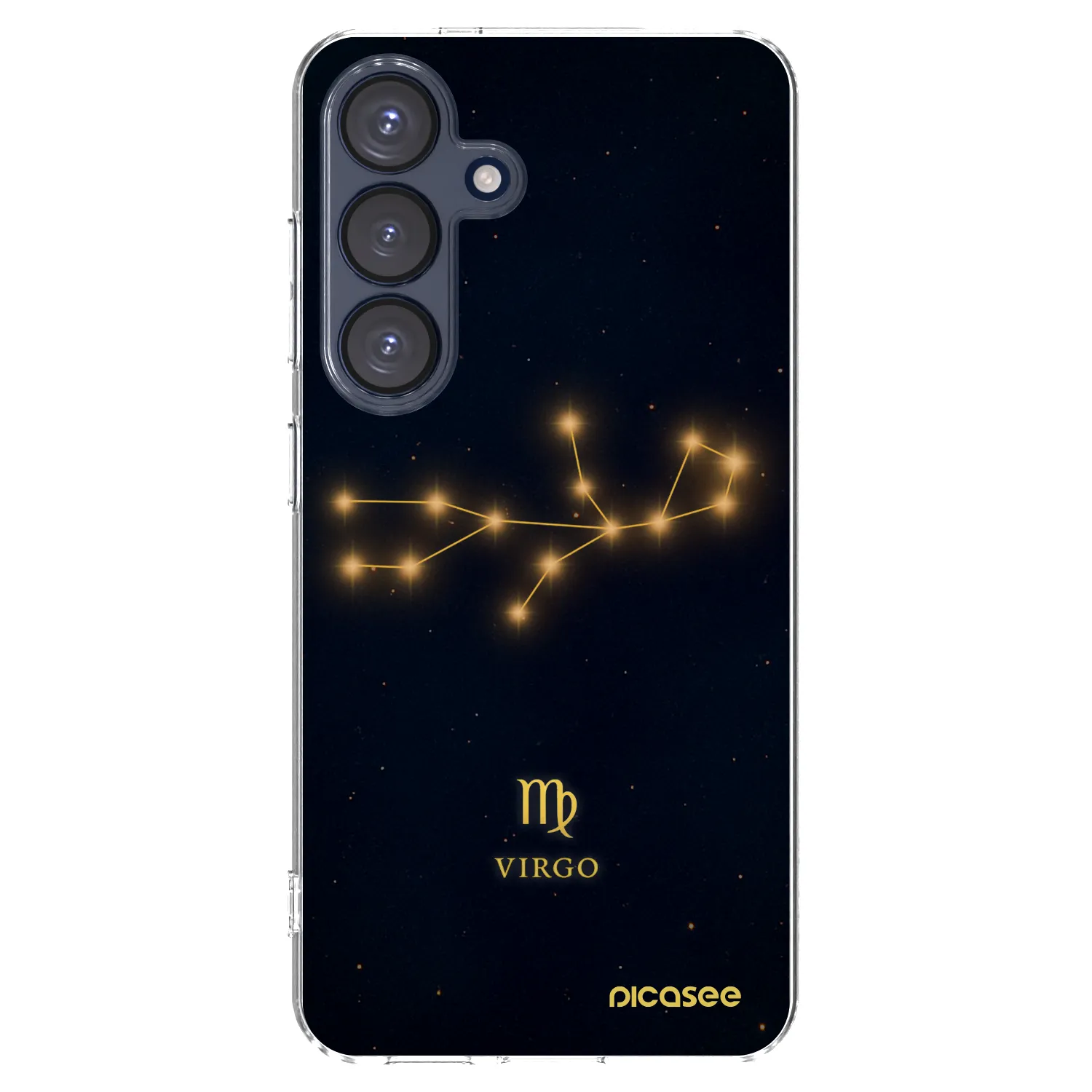 Picasee silikonowe przeźroczyste etui na Samsung Galaxy S25 5G - VIRGO