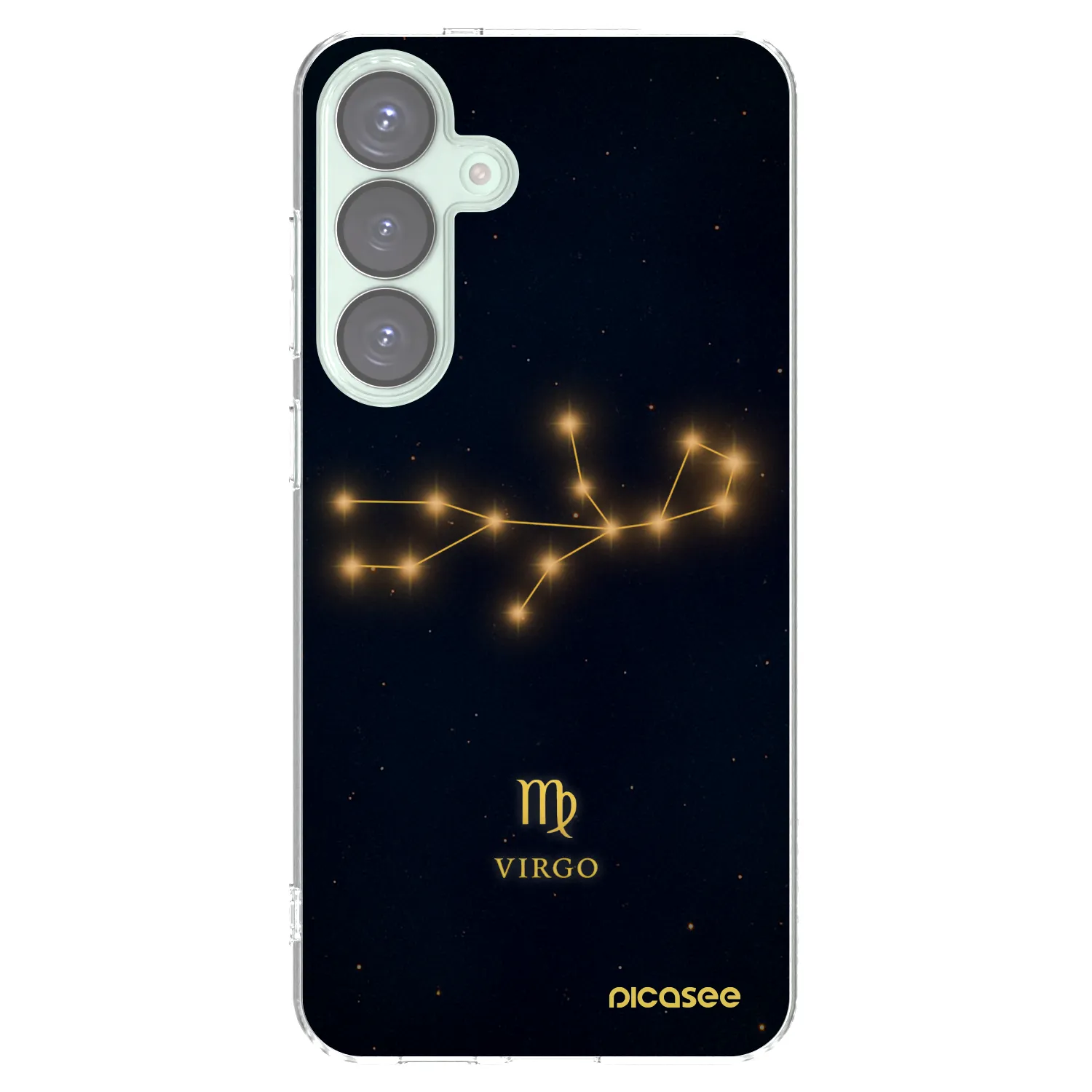 Picasee silikonowe przeźroczyste etui na Samsung Galaxy S25+ 5G - VIRGO