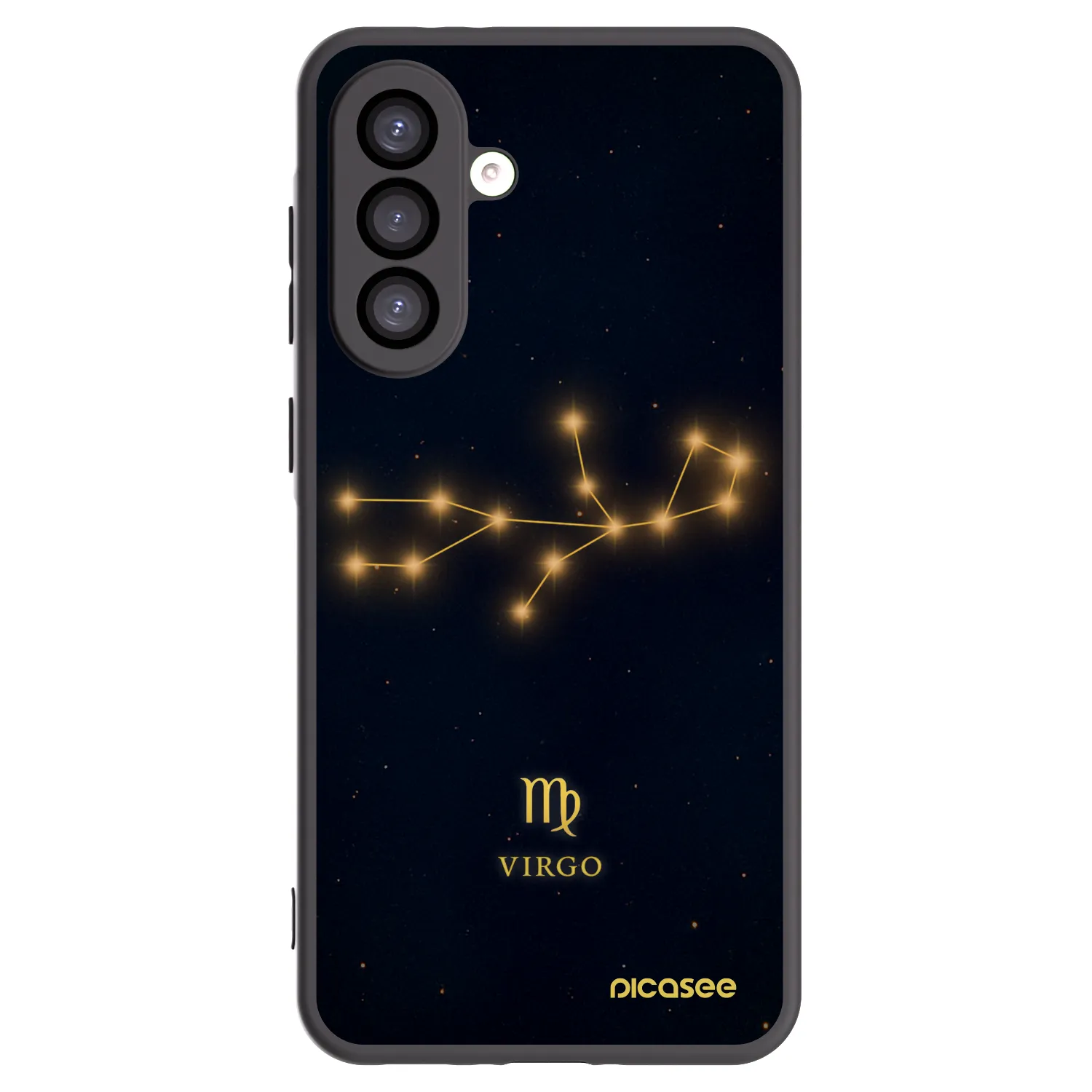 Picasee silikonowe czarne etui na Samsung Galaxy A26 5G A266B - VIRGO