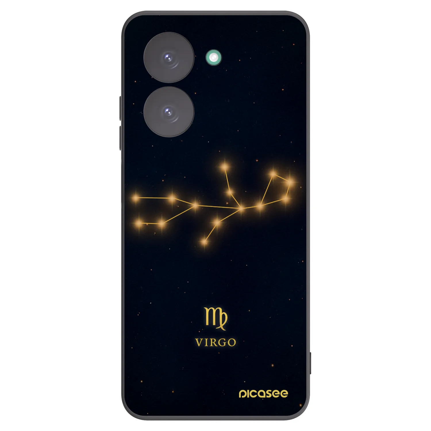 Picasee silikonowe czarne etui na Xiaomi Redmi A5 - VIRGO