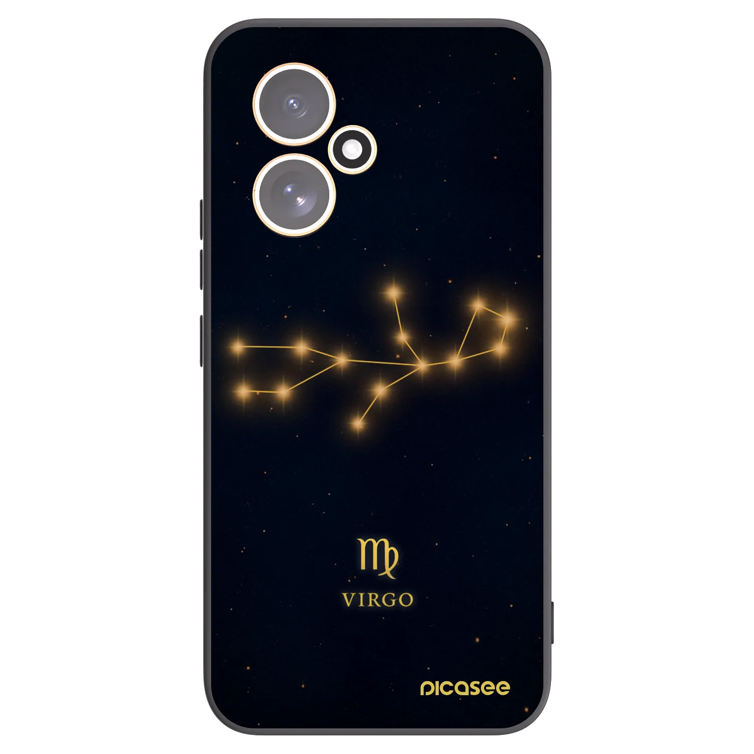 Picasee silikonowe czarne etui na Honor 400 5G - VIRGO