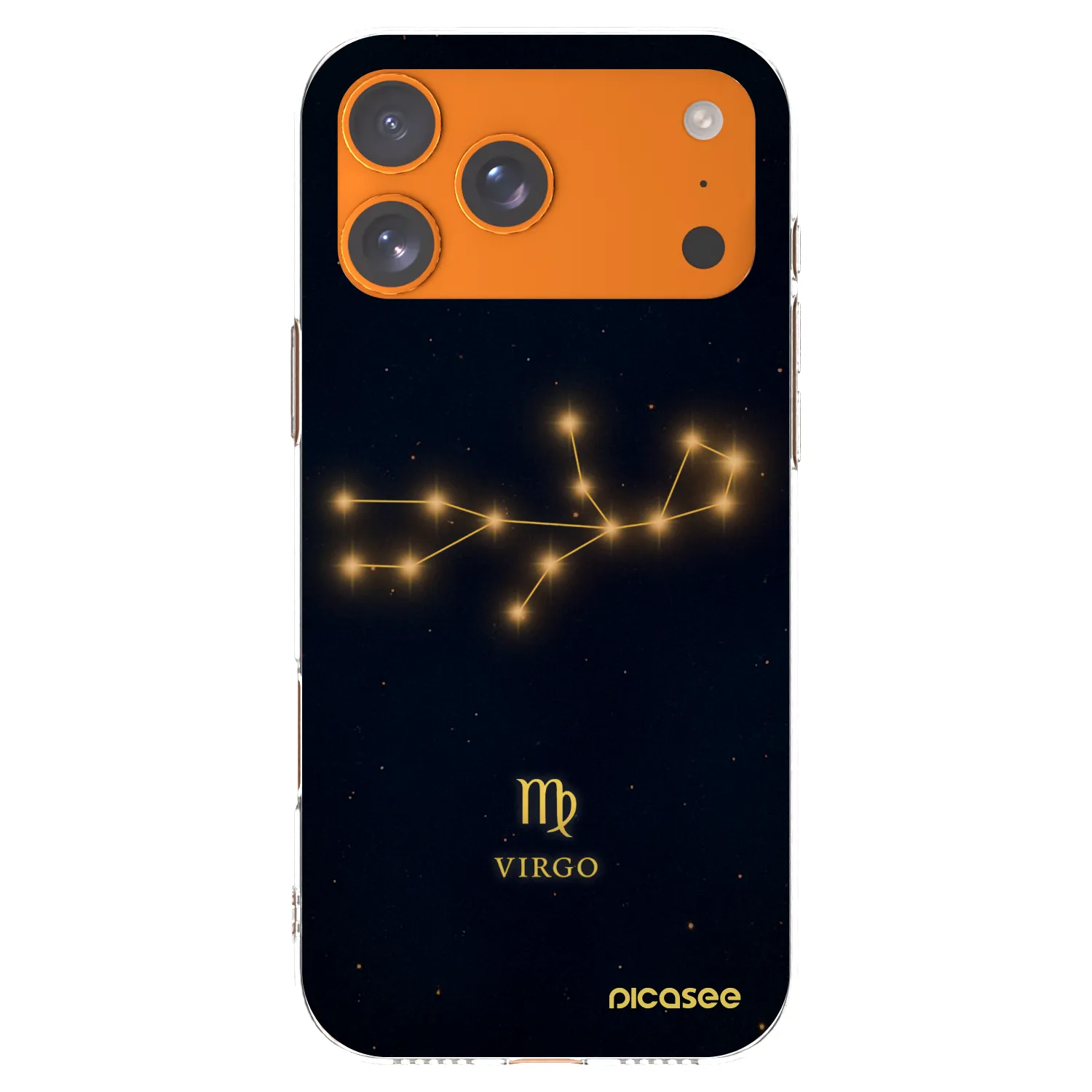 Picasee silikonowe przeźroczyste etui na Apple iPhone 17 Pro Max - VIRGO