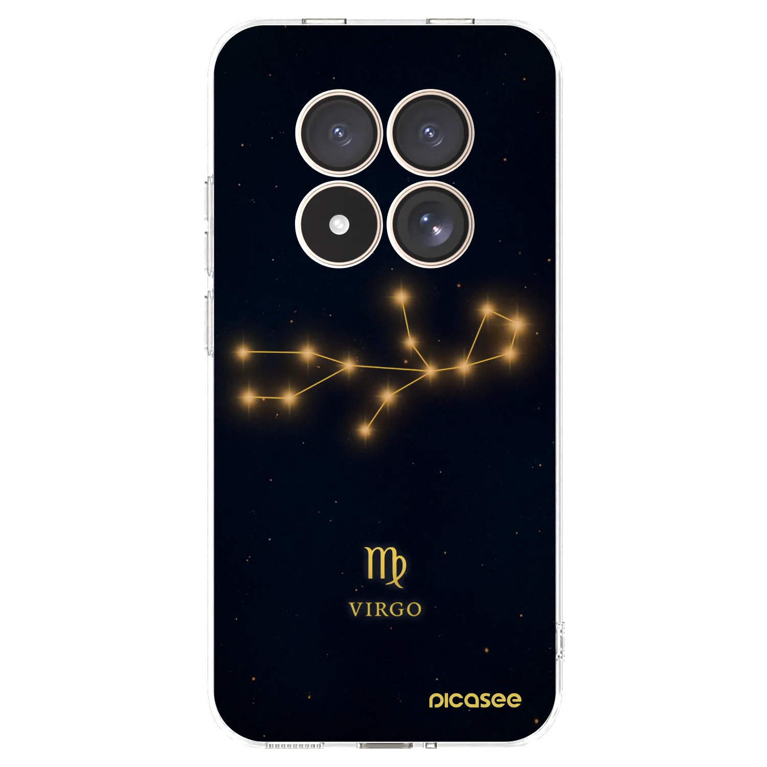Picasee silikonowe przeźroczyste etui na Xiaomi Redmi Note 15 Pro 4G - VIRGO