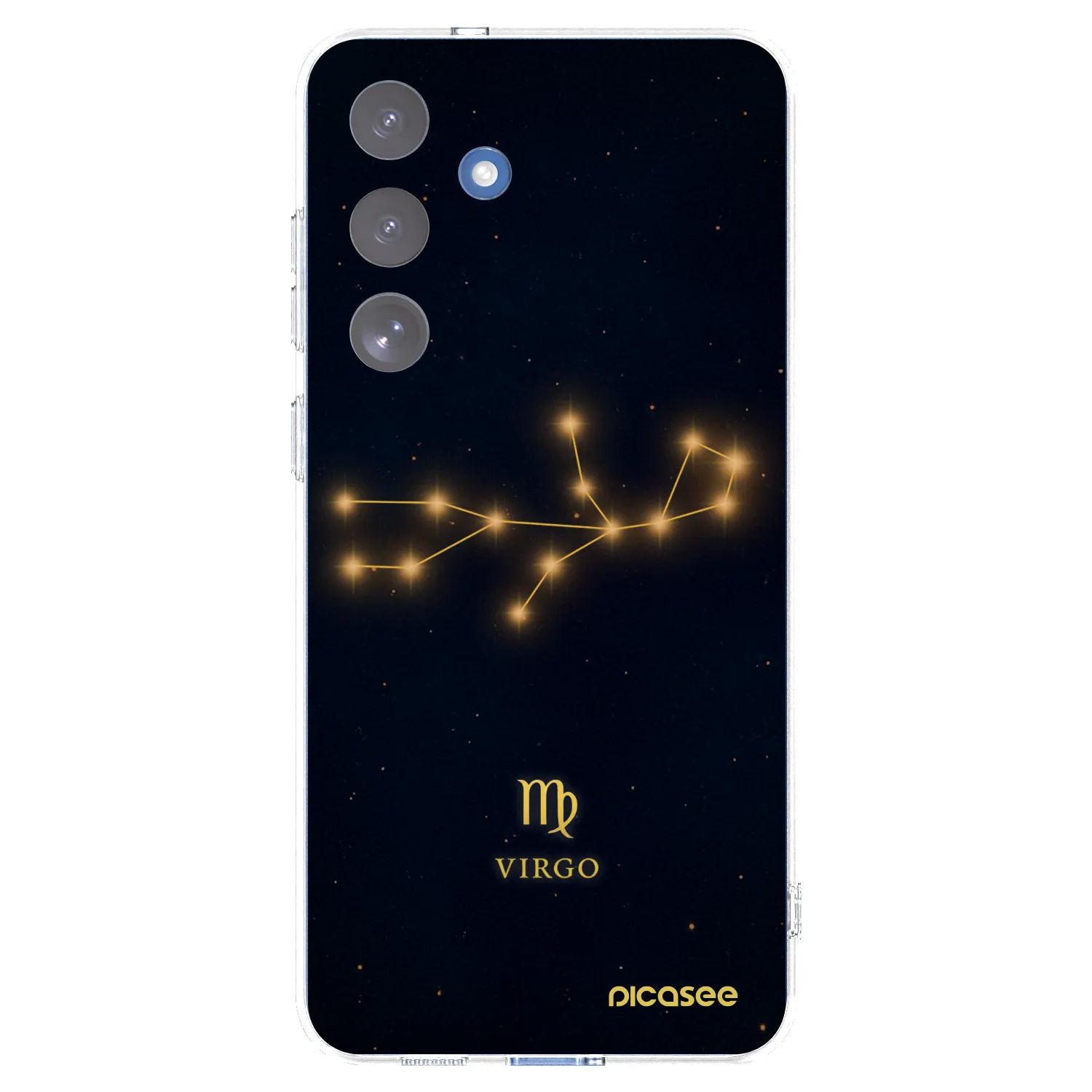 Picasee silikonowe przeźroczyste etui na Samsung Galaxy S25 FE 5G - VIRGO