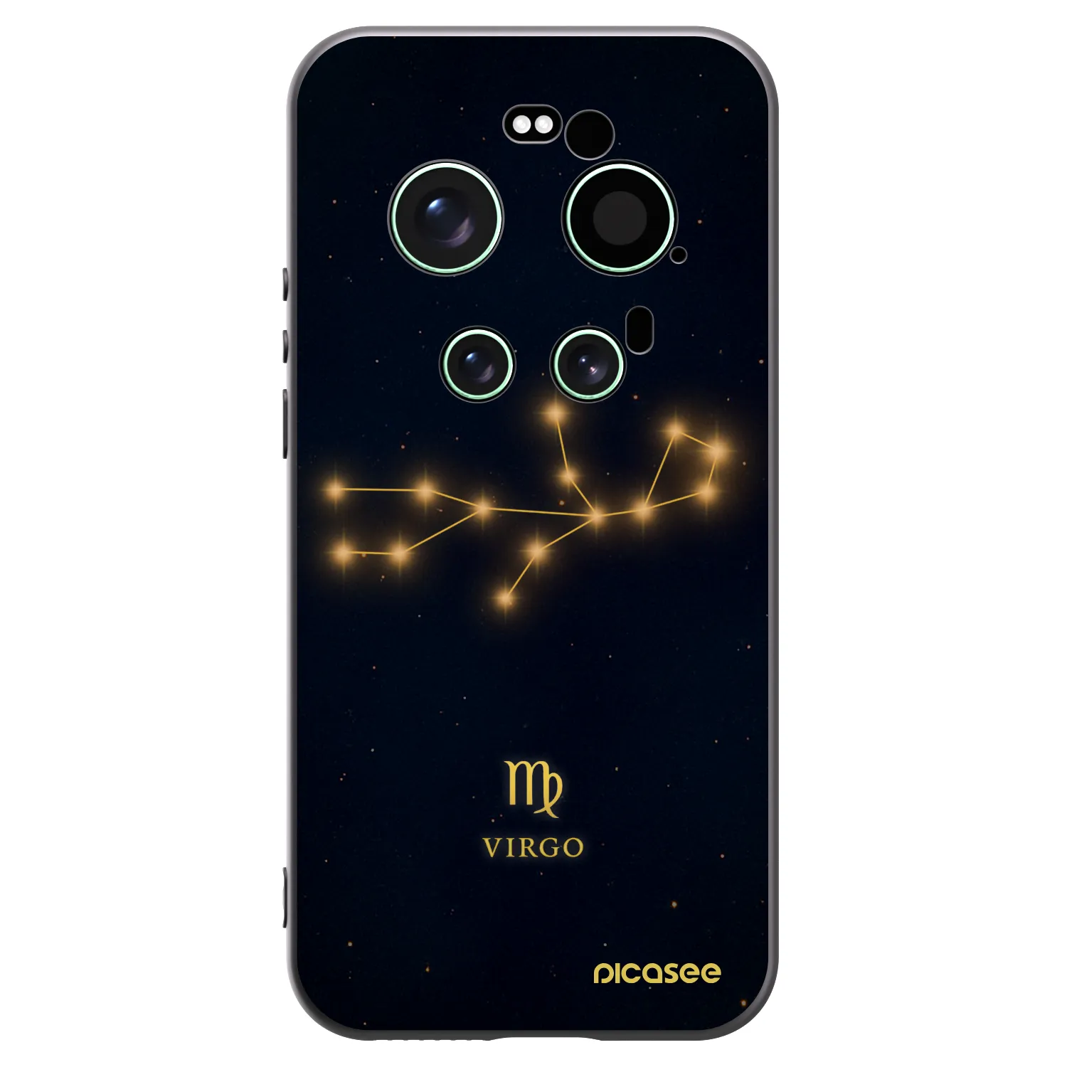 Picasee silikonowe czarne etui na Xiaomi 17 Ultra - VIRGO