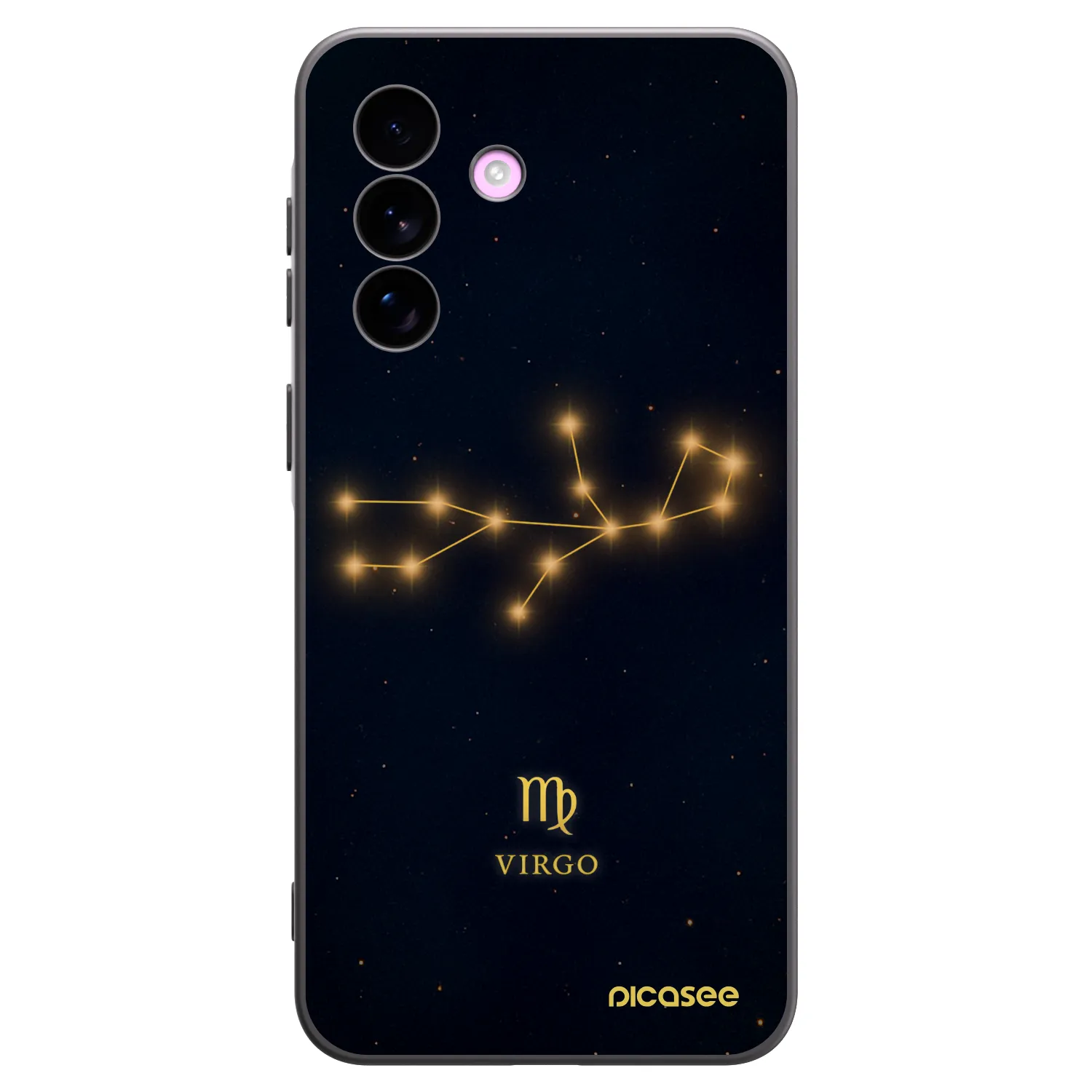 Picasee silikonowe czarne etui na Samsung Galaxy A57 5G - VIRGO