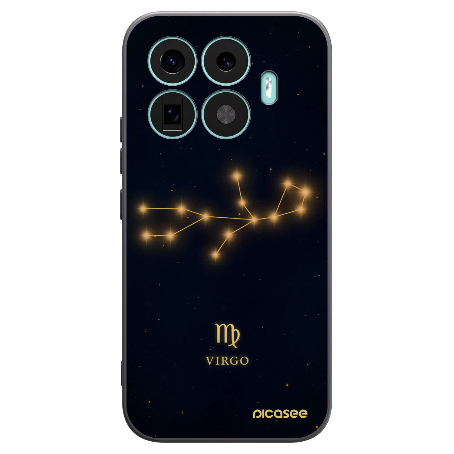 Picasee silikonowe czarne etui na Xiaomi 17T - VIRGO
