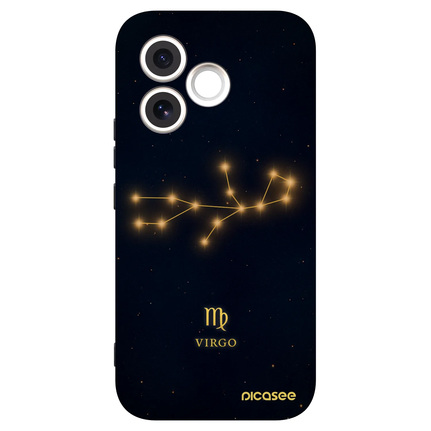 Picasee silikonowe czarne etui na Honor 600 Lite - VIRGO