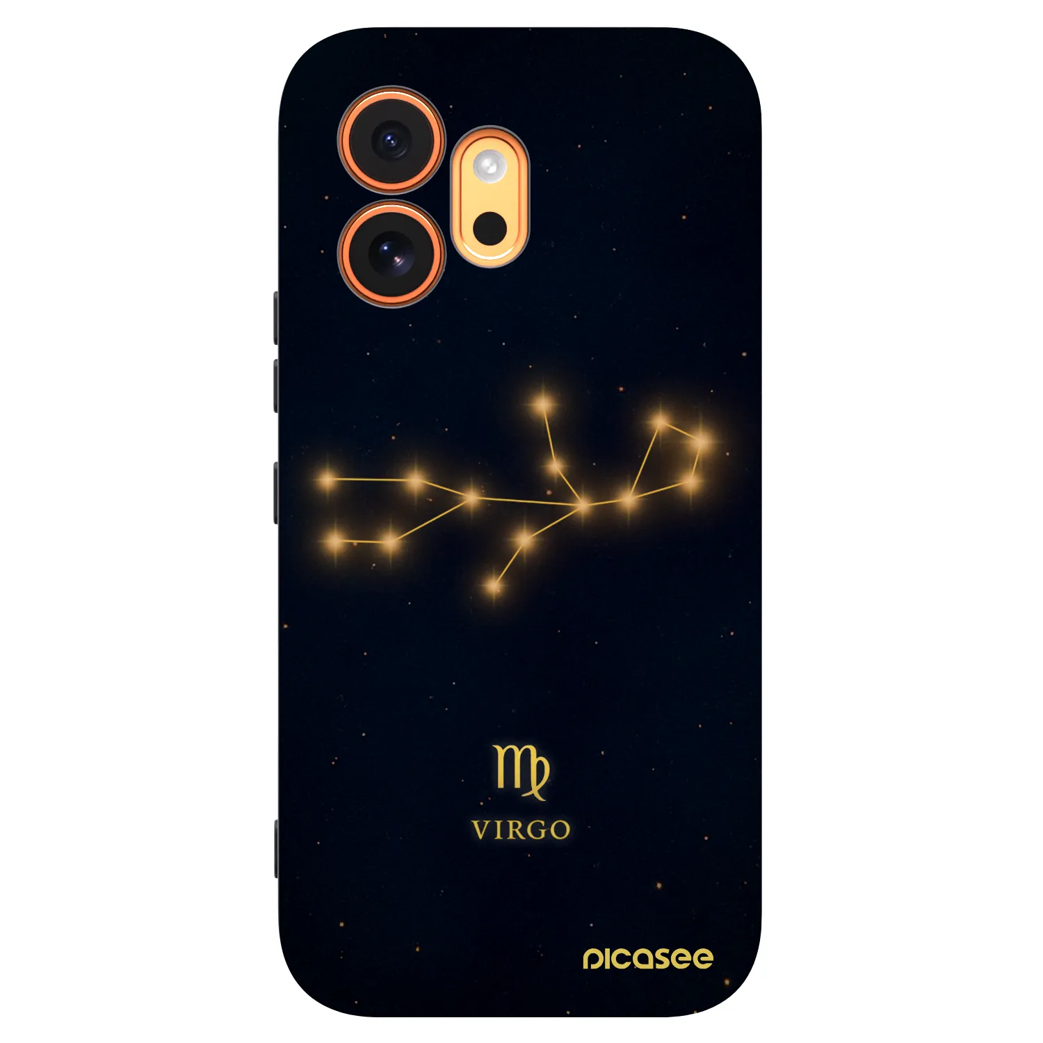Picasee silikonowe czarne etui na Honor 600 - VIRGO