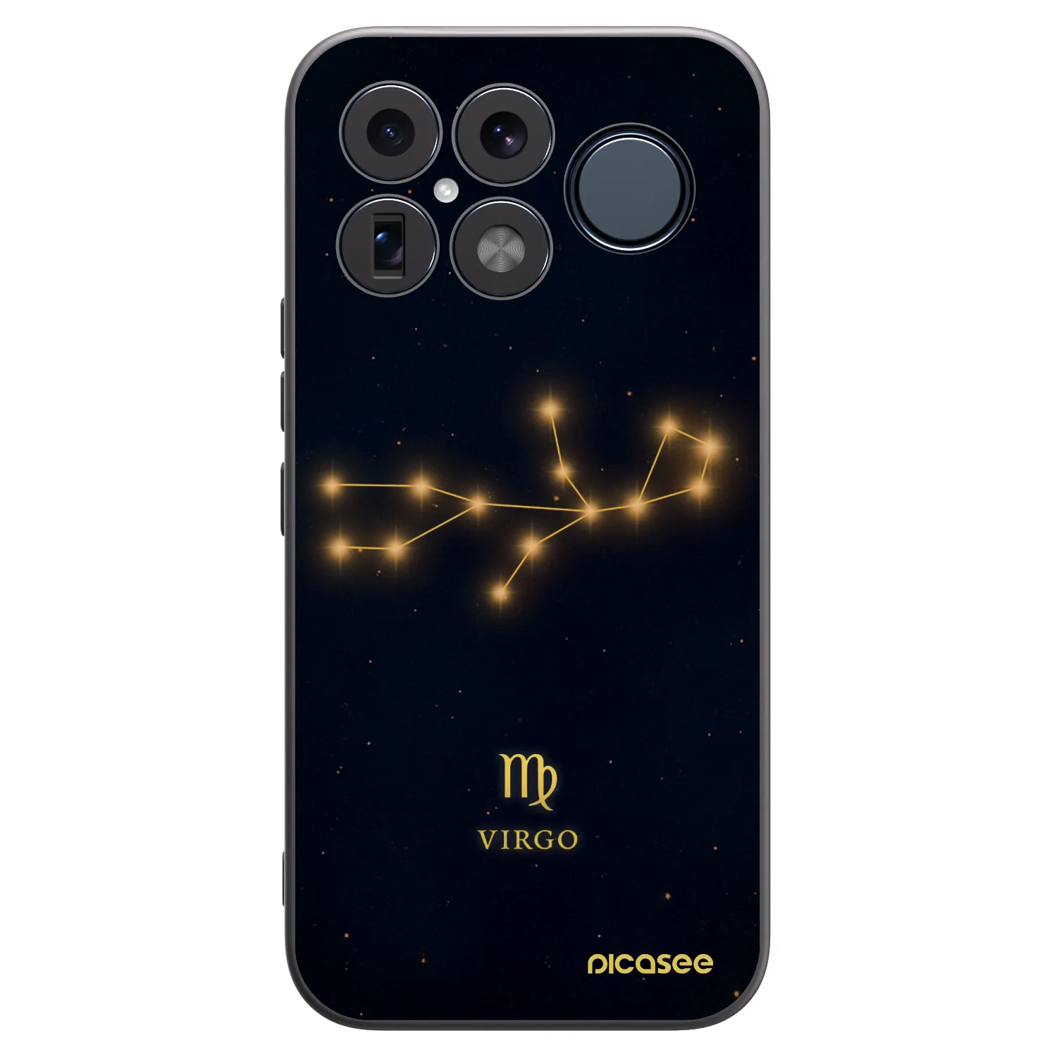 Picasee silikonowe czarne etui na Xiaomi Poco F8 Ultra - VIRGO