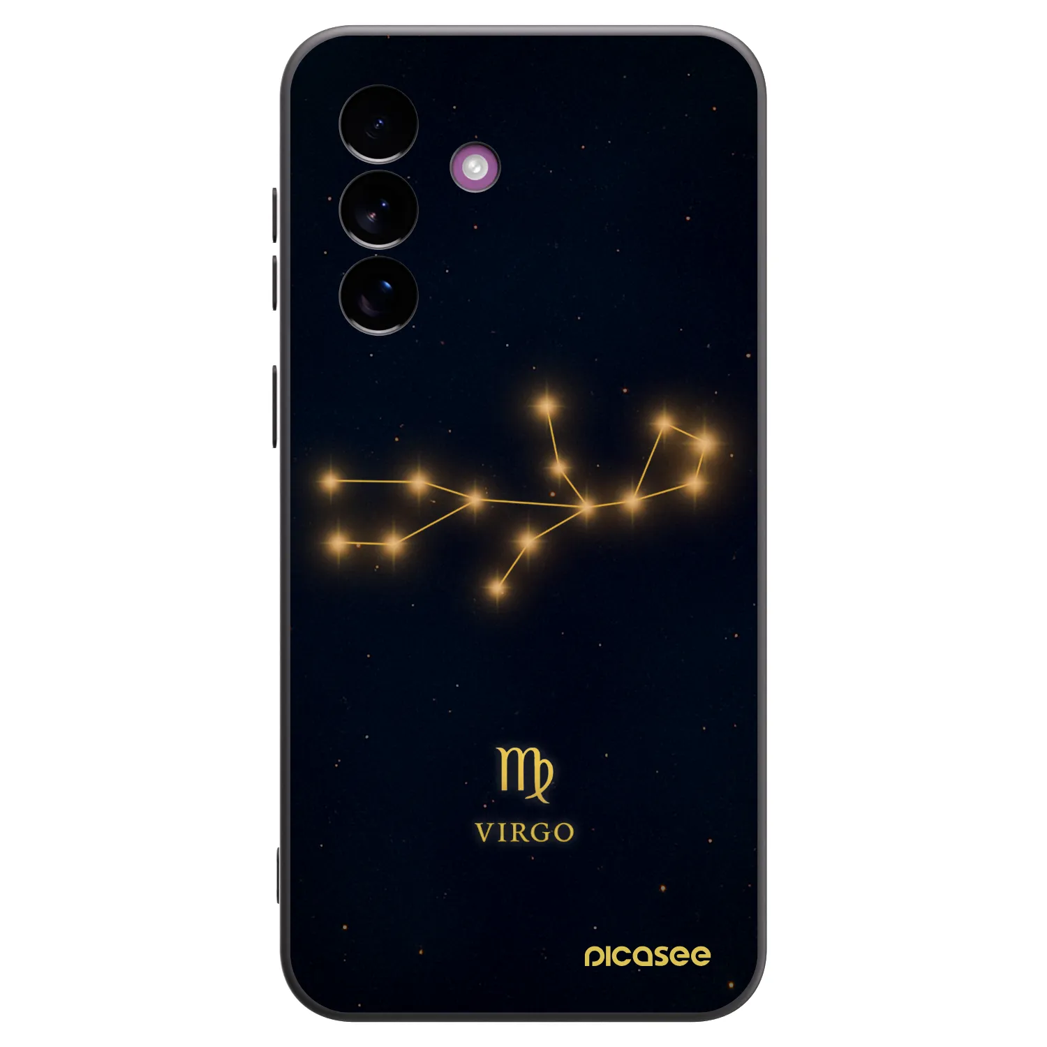 Picasee silikonowe czarne etui na Samsung Galaxy A37 - VIRGO