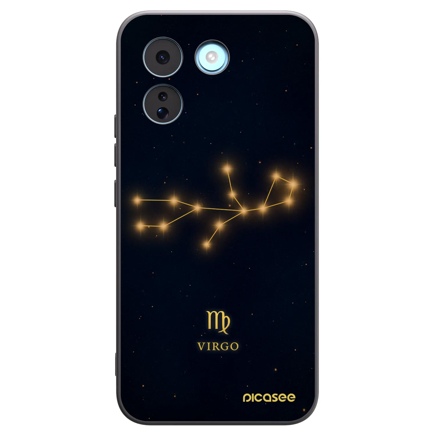 Picasee silikonowe czarne etui na Xiaomi Redmi Note 17 Pro MAX 5G - VIRGO