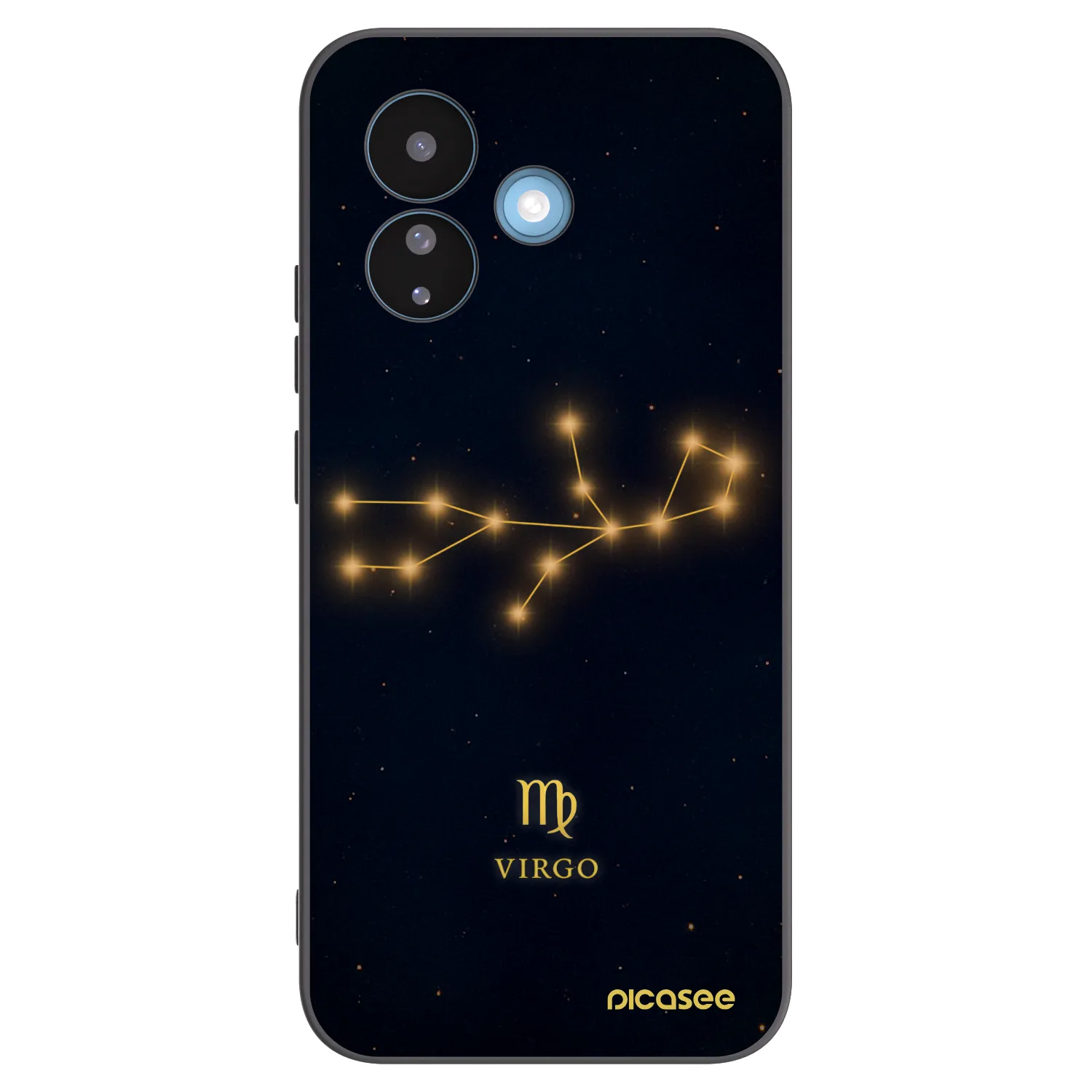 Picasee silikonowe czarne etui na Xiaomi Redmi Note 17 Pro 5G - VIRGO
