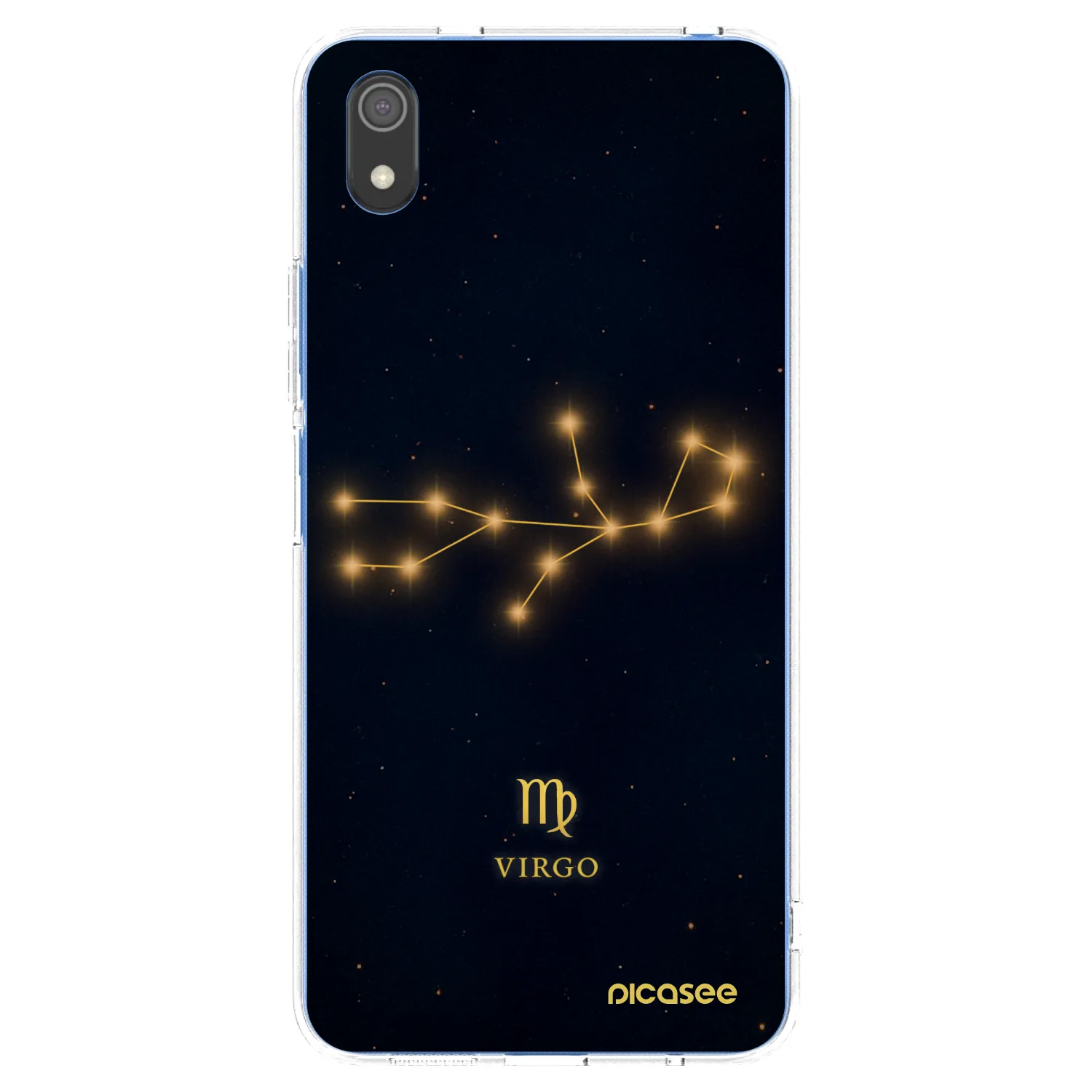 Picasee silikonowe przeźroczyste etui na Xiaomi Redmi 7A - VIRGO