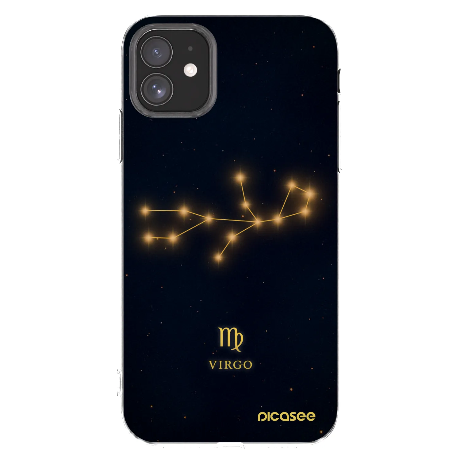 Picasee silikonowe przeźroczyste etui na Apple iPhone 11 - VIRGO