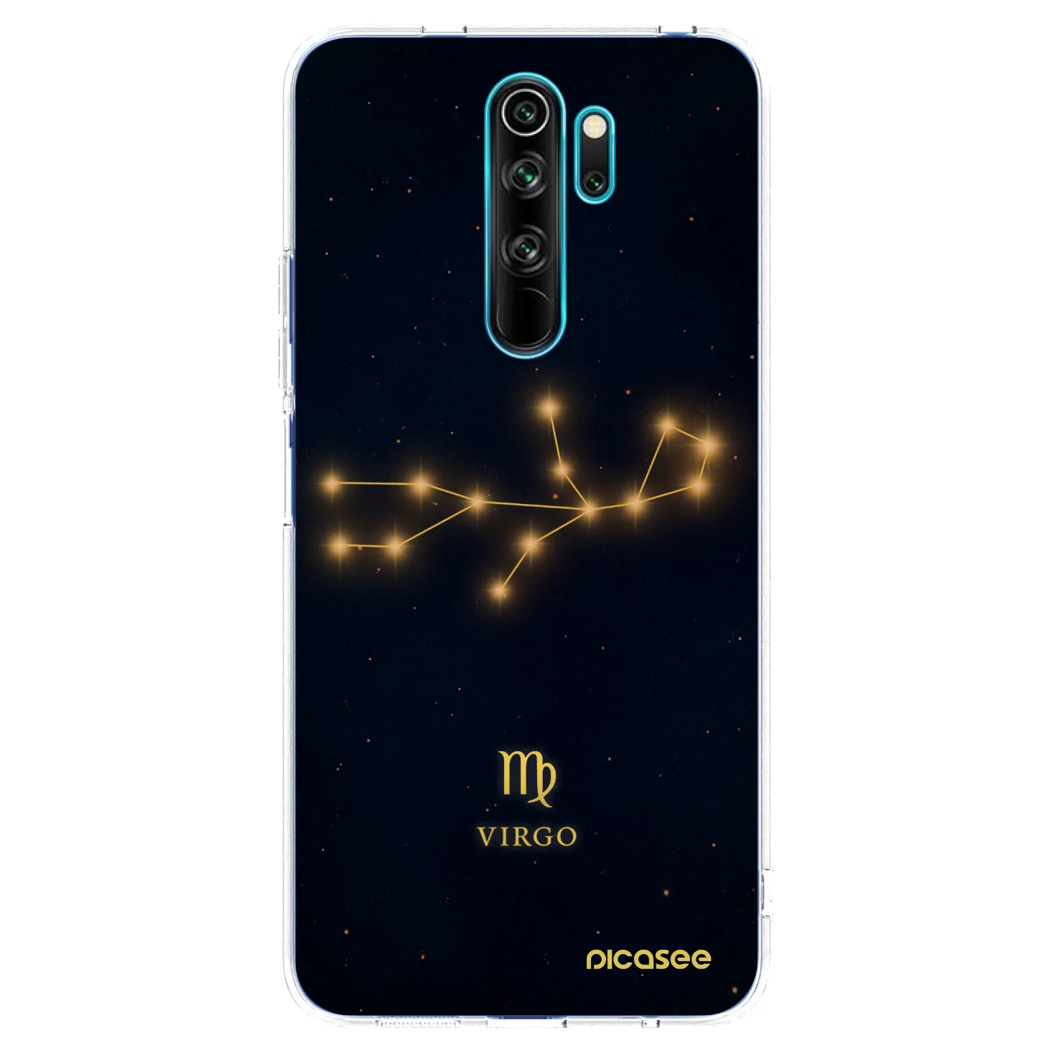 Picasee silikonowe przeźroczyste etui na Xiaomi Redmi Note 8 Pro - VIRGO