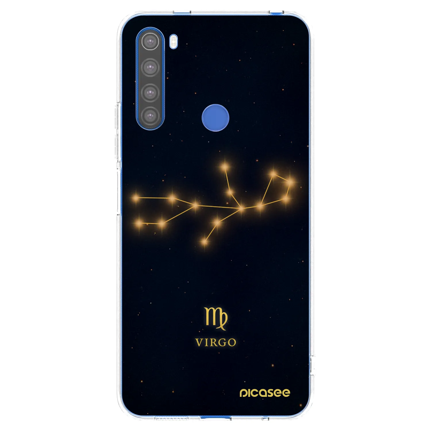 Picasee silikonowe przeźroczyste etui na Xiaomi Redmi Note 8T - VIRGO
