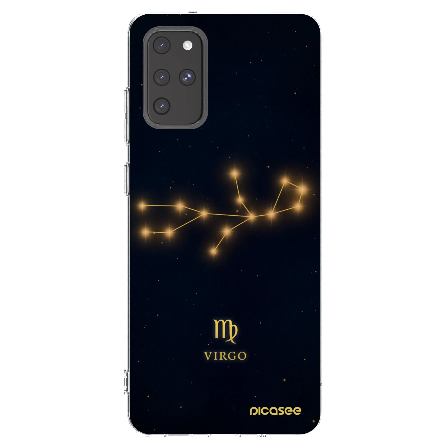 Picasee silikonowe przeźroczyste etui na Samsung Galaxy S20+ G985F - VIRGO