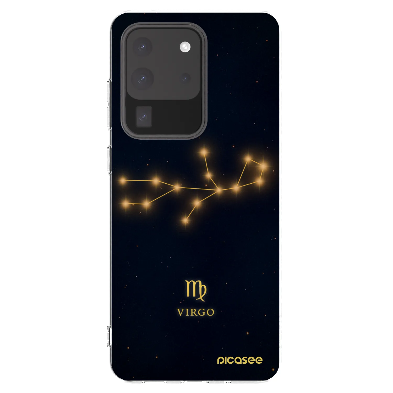 Picasee silikonowe przeźroczyste etui na Samsung Galaxy S20 Ultra 5G G988F - VIRGO