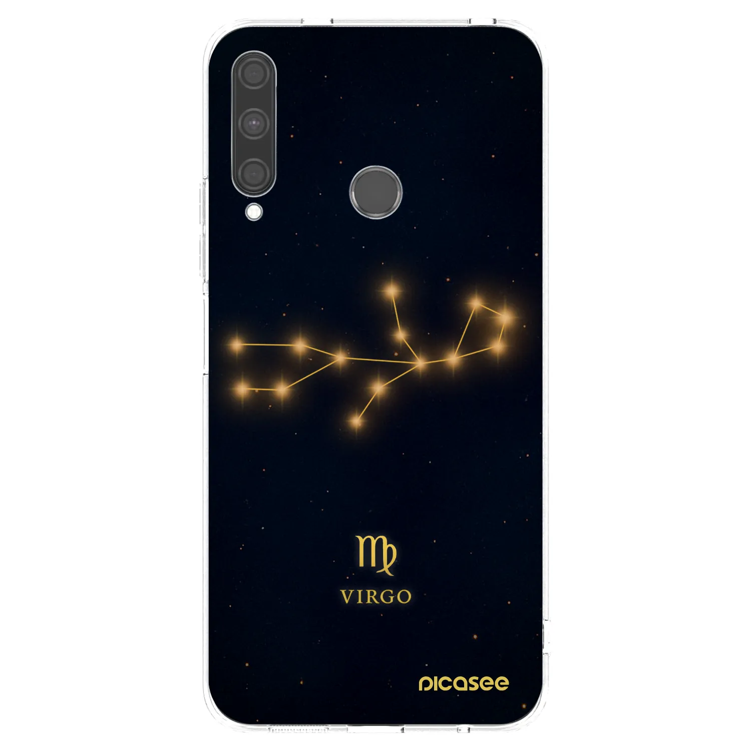 Picasee silikonowe przeźroczyste etui na Huawei P40 Lite E - VIRGO
