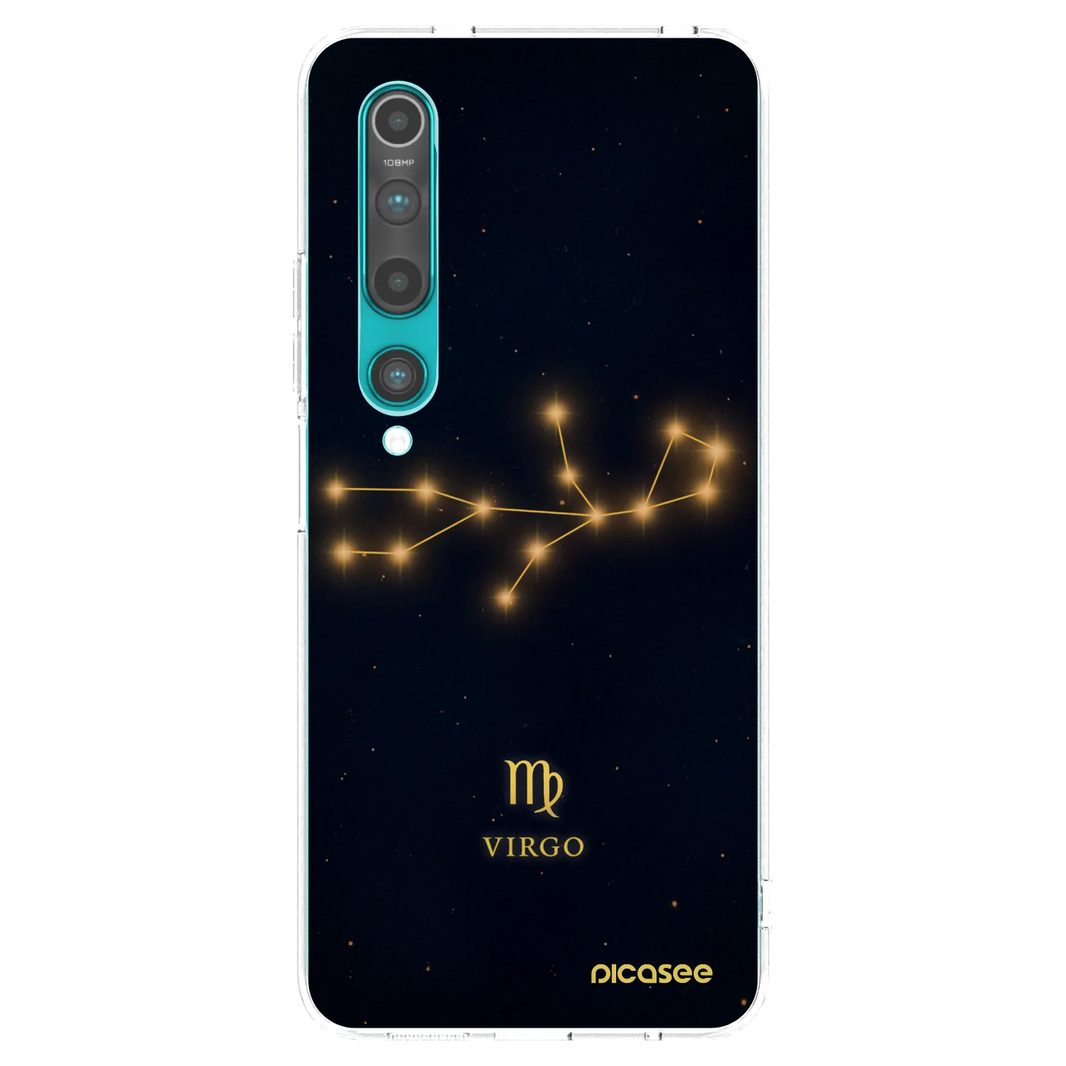Picasee silikonowe przeźroczyste etui na Xiaomi Mi 10 - VIRGO