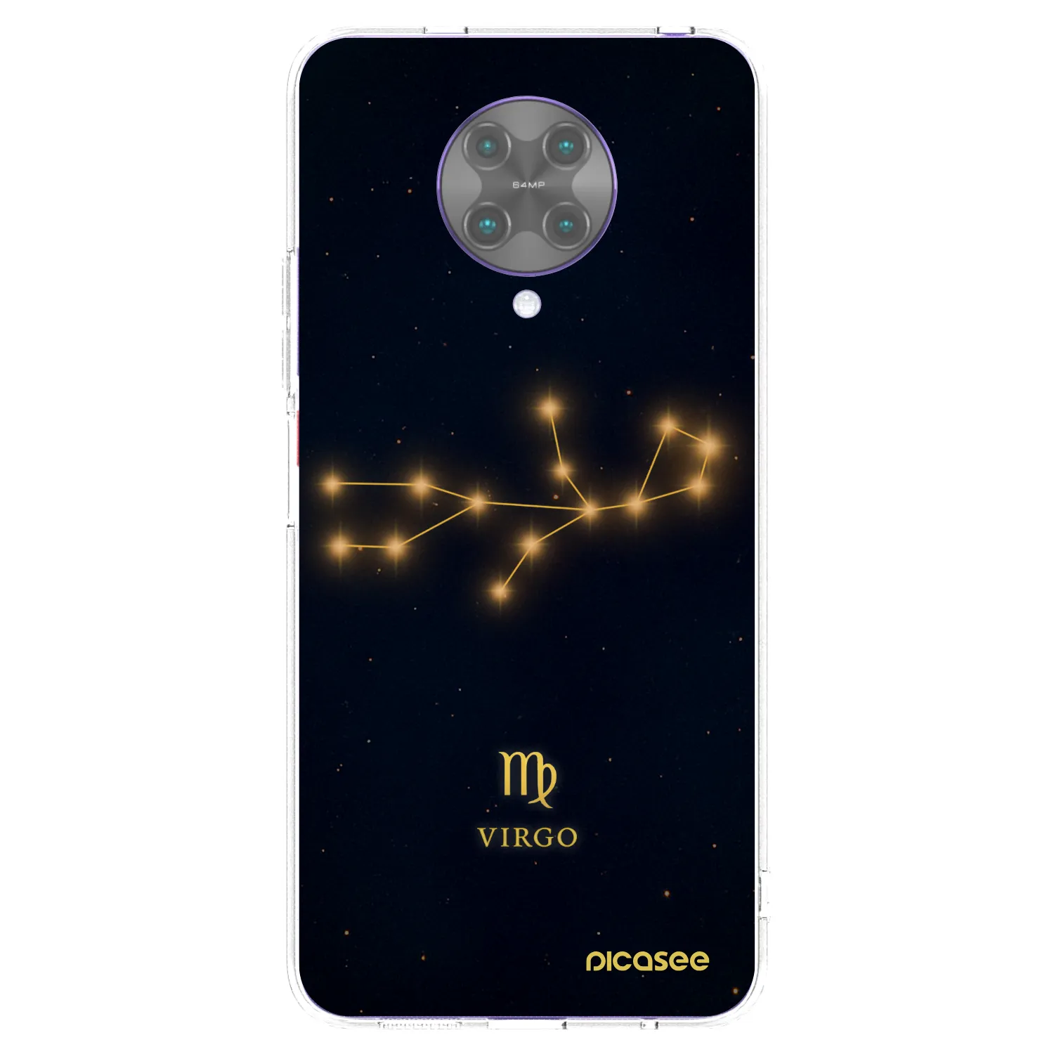 Picasee silikonowe przeźroczyste etui na Xiaomi Poco F2 Pro - VIRGO