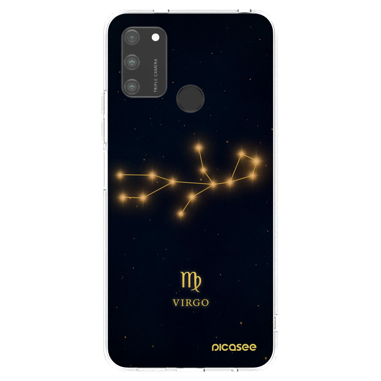 Picasee silikonowe przeźroczyste etui na Honor 9A - VIRGO