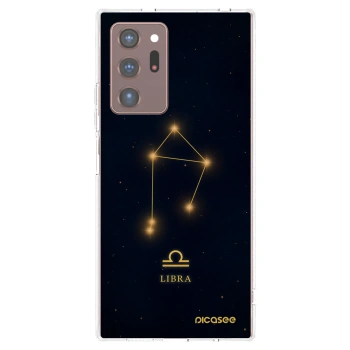 Picasee silikonowe przeźroczyste etui na Samsung Galaxy Note 20 Ultra - LIBRA