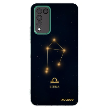 Picasee silikonowe przeźroczyste etui na Honor 10X Lite - LIBRA